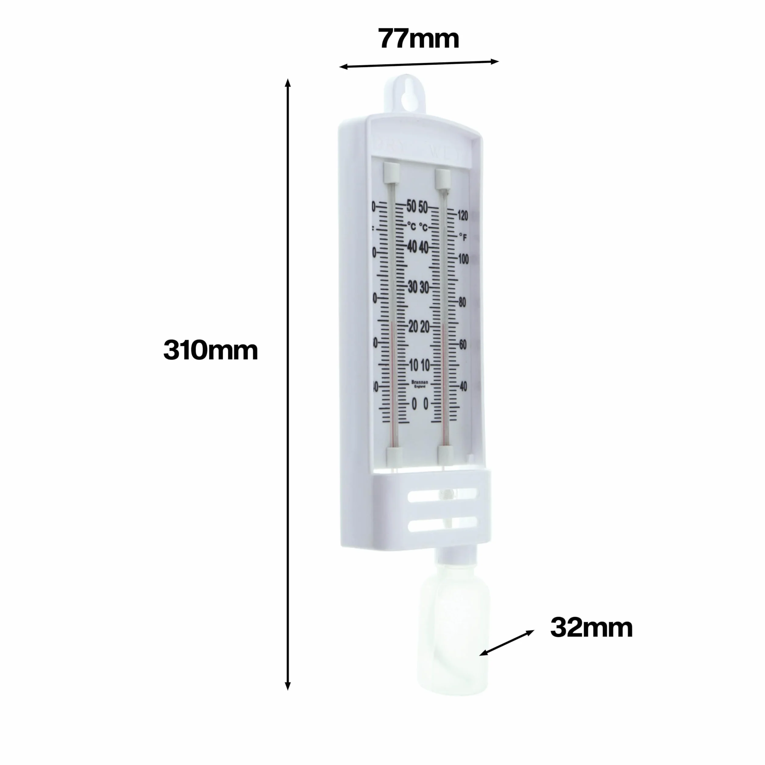 Brannan Maurer wilgotnościomierz Wet & Dry żarówka – C & F