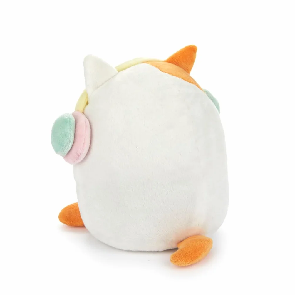 Balvi Kawaii Melody podpórki do książek biały kot ze słuchawkami poliester