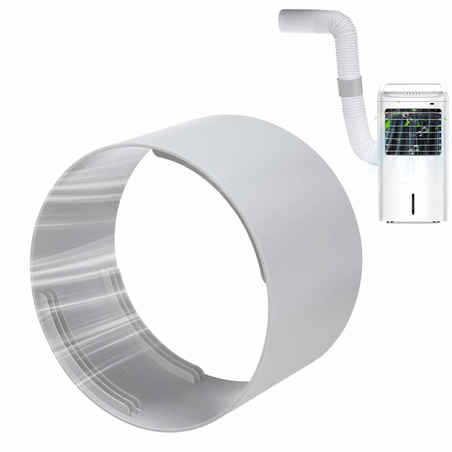 Adapter do klimatyzacji wąż, 150 mm, przyłącze wylotowy, złączka do klimatyzatora