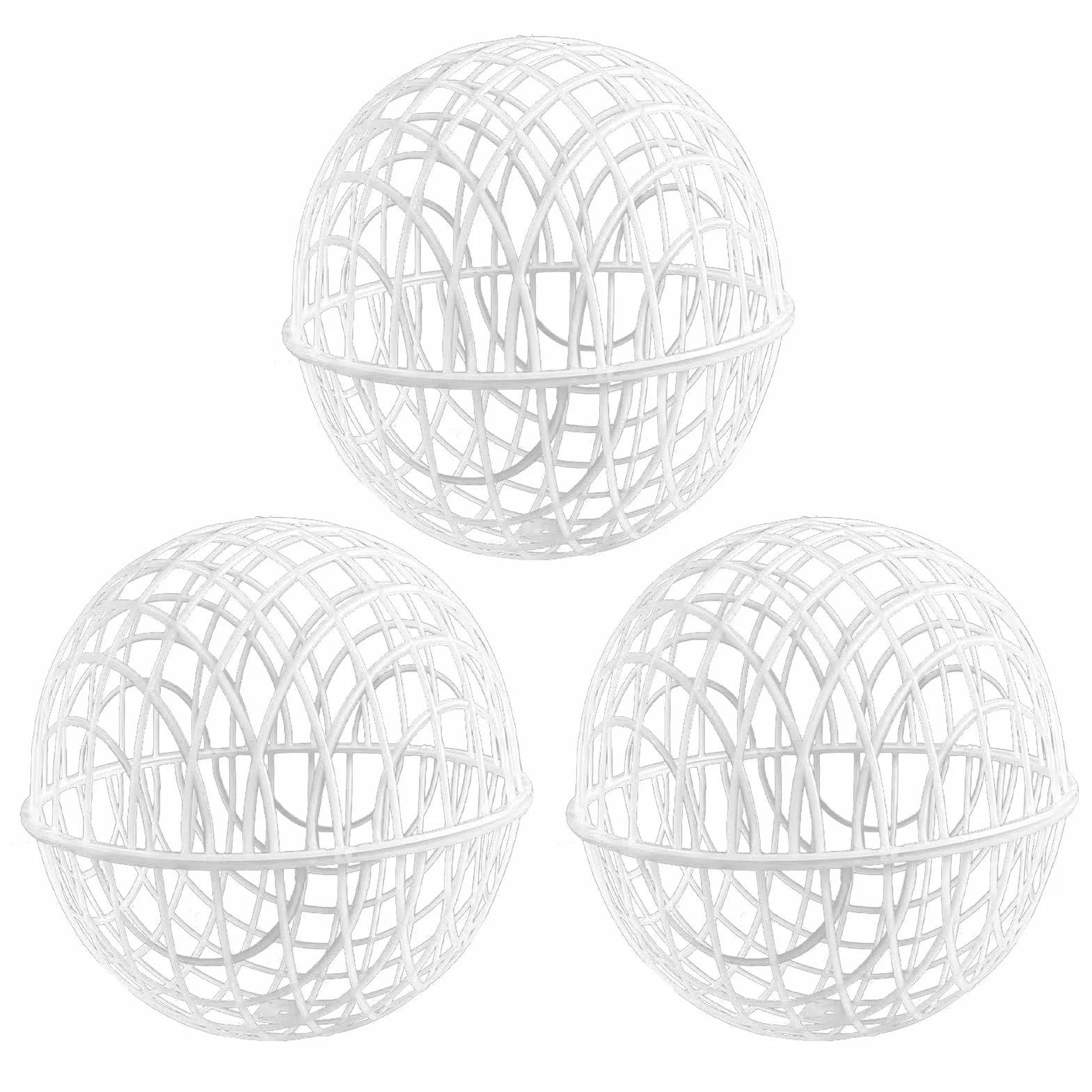 Chicken Globes for Outside Roaming - 3 Pieces Movable Chicken Cage Ball | Durable Poultry Habitat Supplies for Garden Vegetable Protection, Chickens Housing Pasture Yard Grazing Farm Free-Range Use