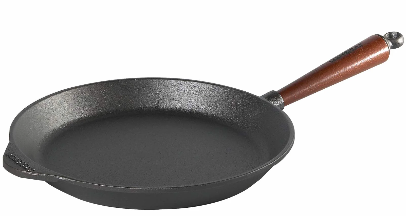 Skeppshult Patelnia żeliwna 28 z drewnianym uchwytem – Made in Sweden