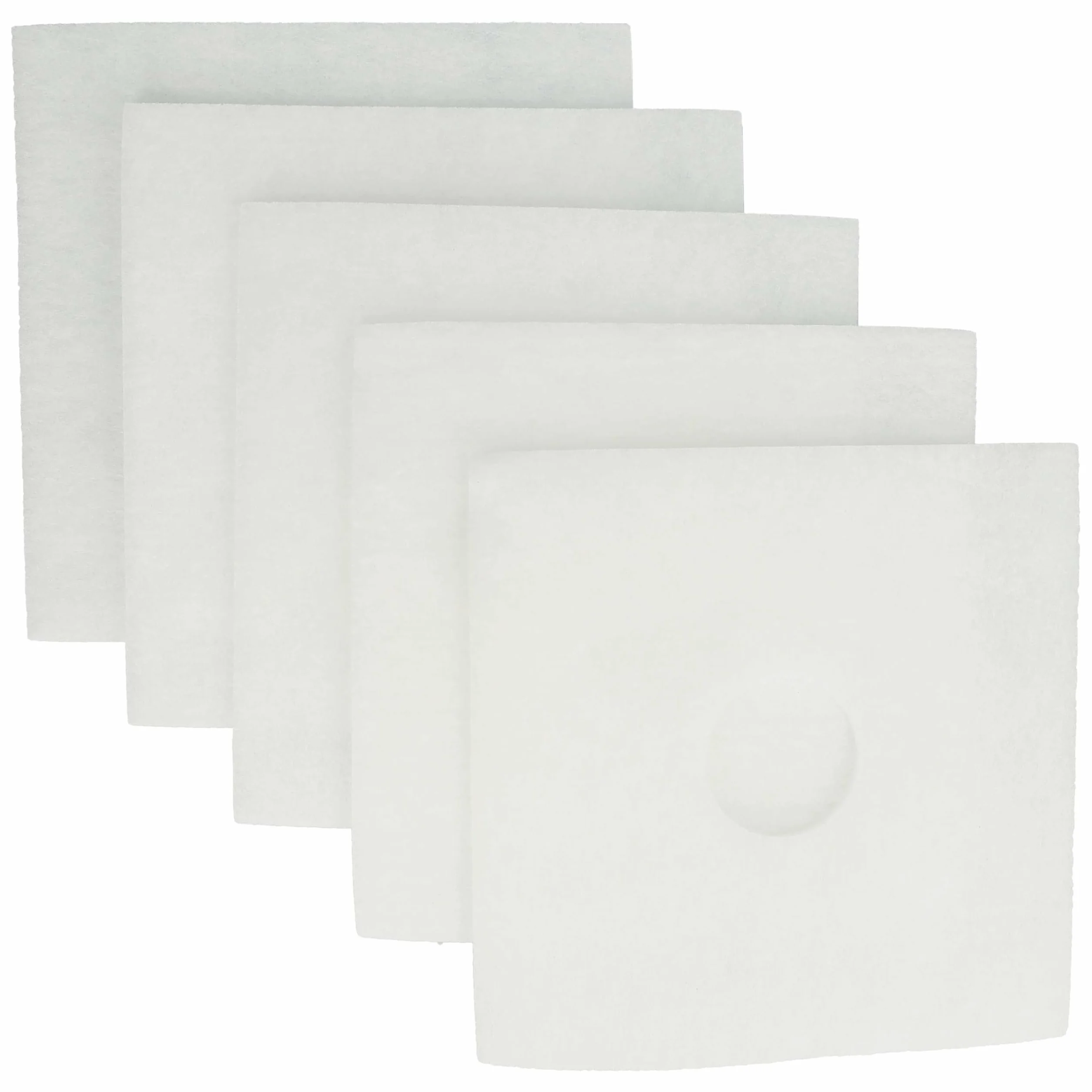 vhbw 5 x filtr powietrza kompatybilny z Helios ELS-100/60/40, ELS-100/60, ELS-100, ELS-Uni 60/40, wentylator łazowy