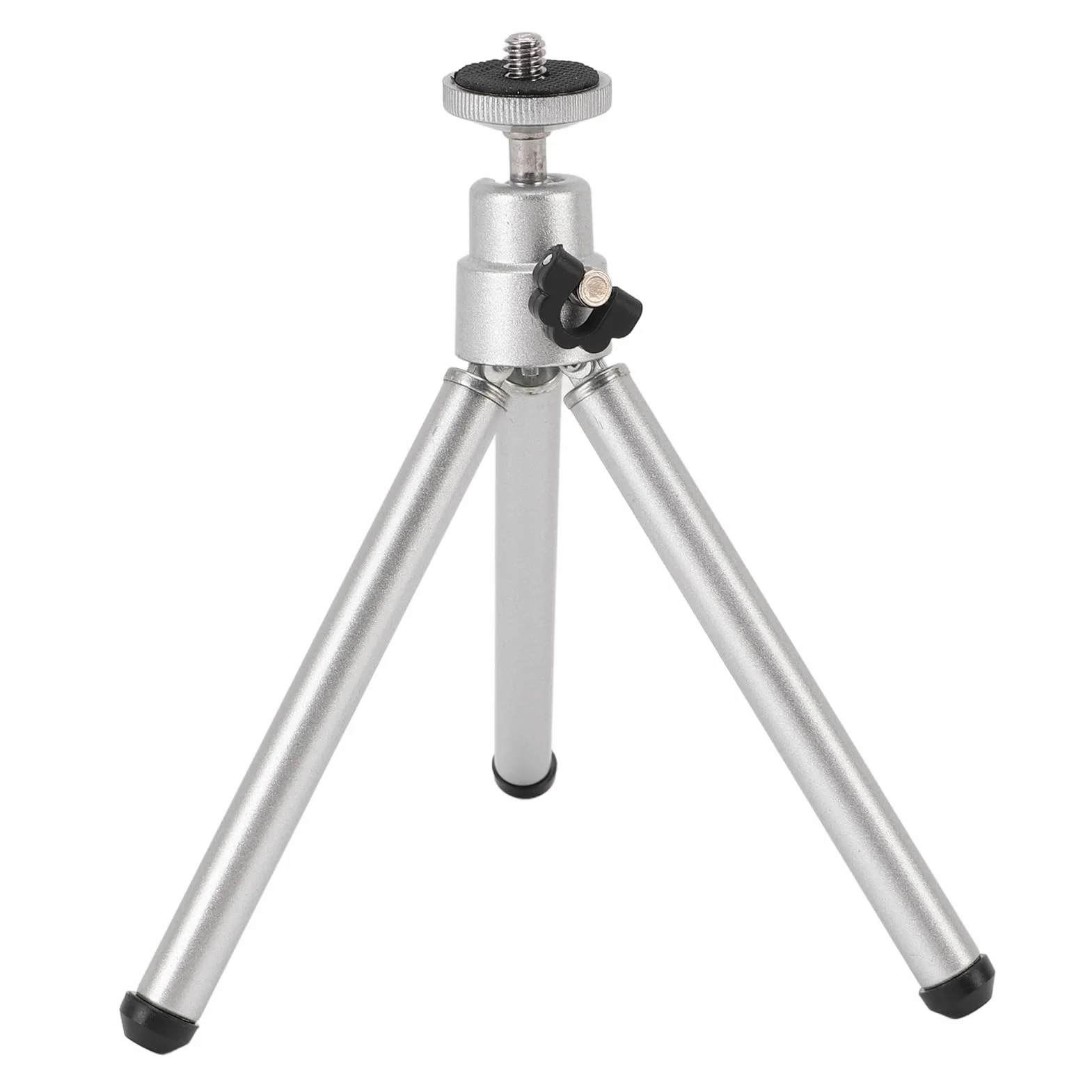 Lekkie Podparcie Wentylatorowe, Obozowanie na świeżym Powietrzu Pionowy Statyw z scutą Gwintem 6 Mm Regulowany stopień 15-30 Cm Aluminium do Biura Domowego