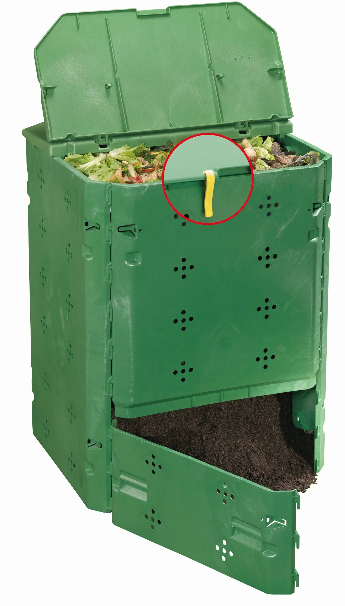 Juwel 20153 Bio 600 kompostownik z okładką - zielony