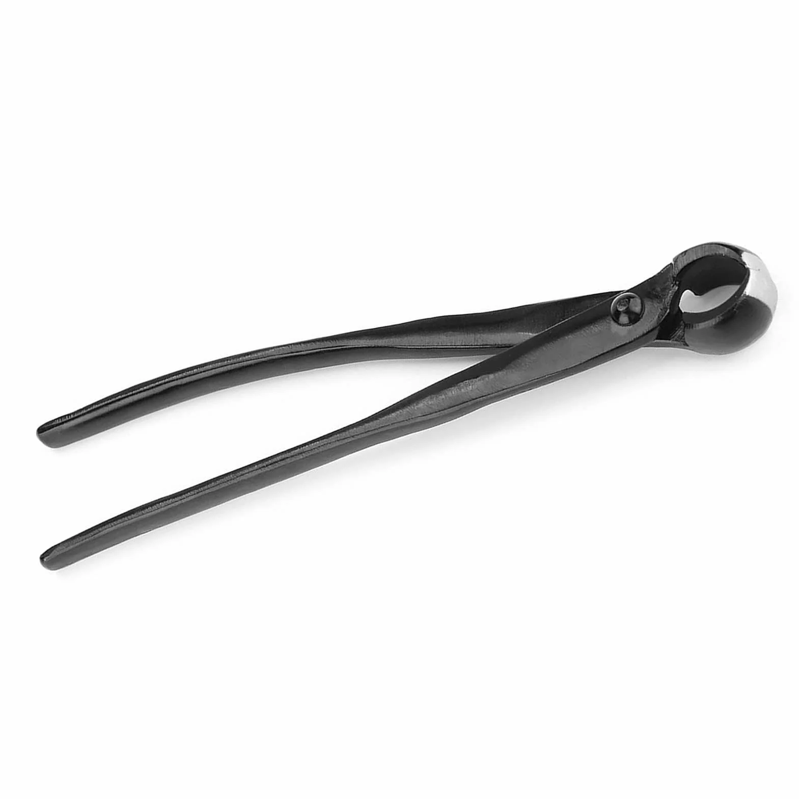 Zerodis Bonsai Bud Tong Bonsai Tool Gardening Cutter Tool For Bonsai Garden Professional Manganese Steel Alloy Professional Round Edge (Black)
