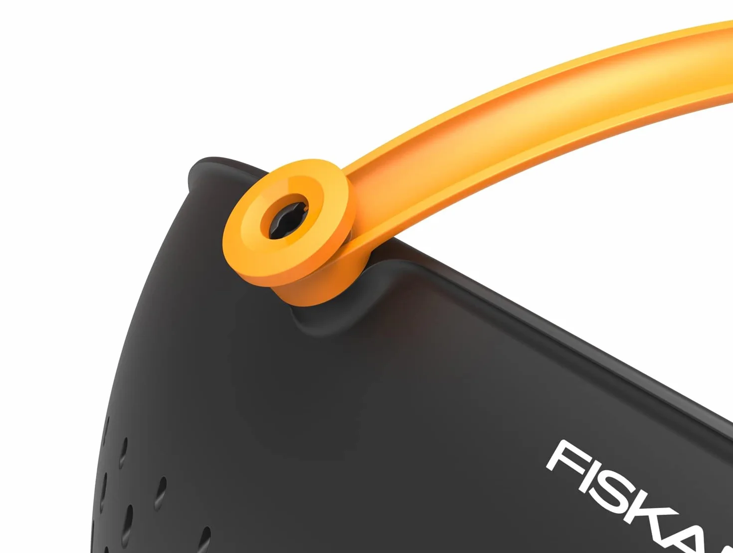 Fiskars kosz żniwny, transportu i czyszczenia zbiorów i narzędzi do zbioru, wykonany z tworzywa sztucznego, czarny/pomarańczowy, Plus, 1062831
