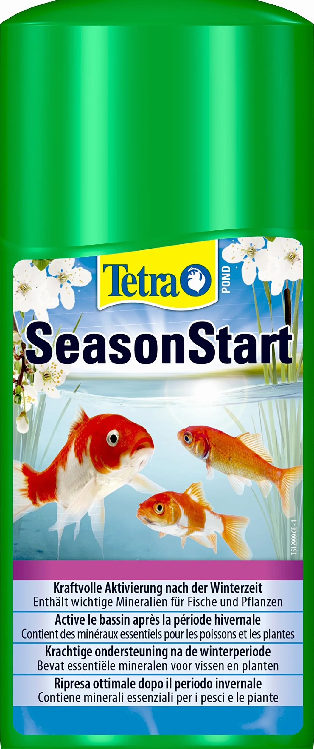 Tetra Pond SeasonStart – aktywuje staw ogrodowy po okresie zimowym, zawiera ważne minerały dla ryb i roślin, 250 ml