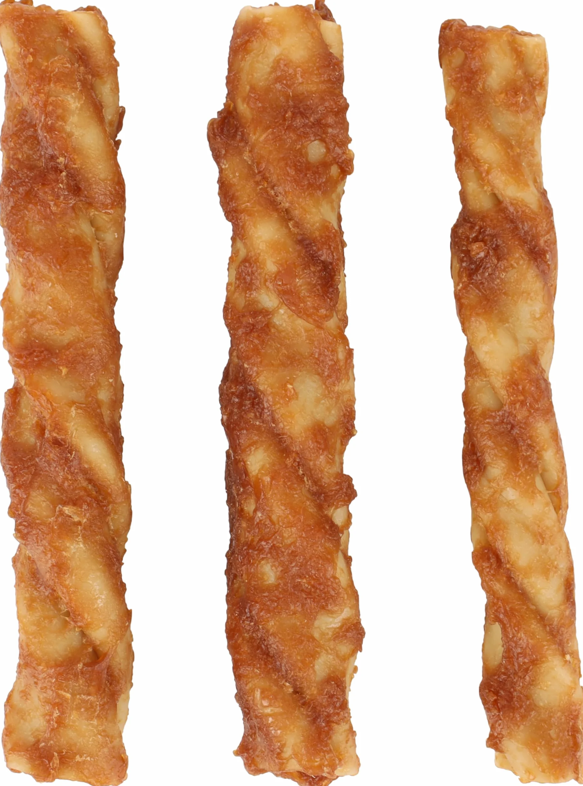 Flamingo Przysmaki - Zero Rawhide - dla łatwiejszego trawienia - Twist z kurczakiem i masłem orzechowym - 3 sztuki po 12,5 cm, 40 gr.