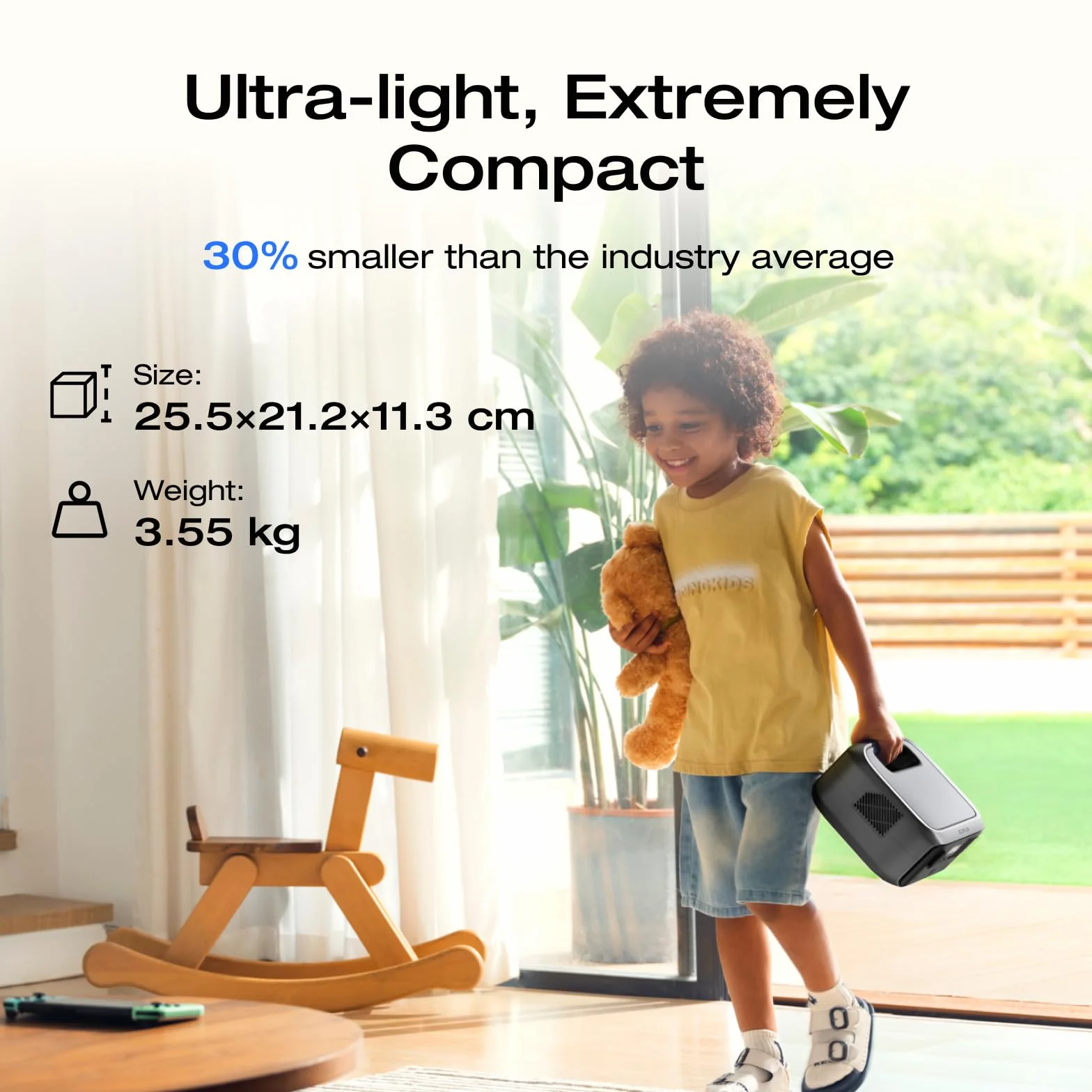 EF EcoFlow Przenośna stacja zasilania RIVER 3 UPS 10 ms, pojemność 245 Wh, moc wyjściowa 600 W, tylko kilka drobnych wad w opakowaniu, produkt nie został użyty (Odnowiony)