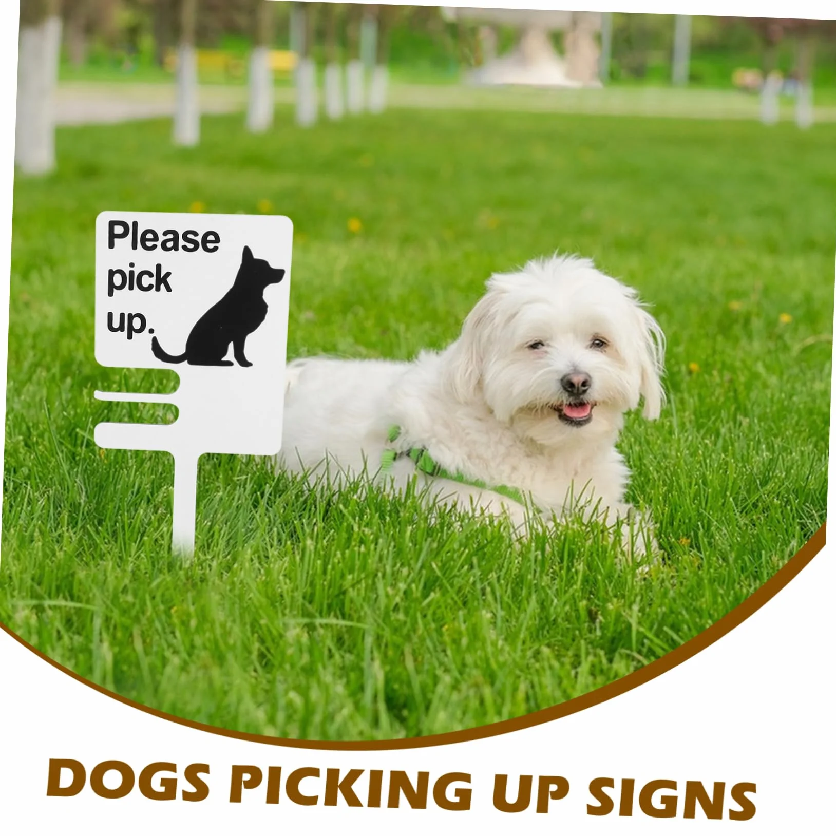 Podnieś znaki 'No Peeing Sign No Pooping Dog' znak bez psiej kupy znaki kot ogród palik ciepły znak ostrzegawczy kot kołek ogród zwierzę domowe znak bez kupy zawiadomienie proszę podnieść
