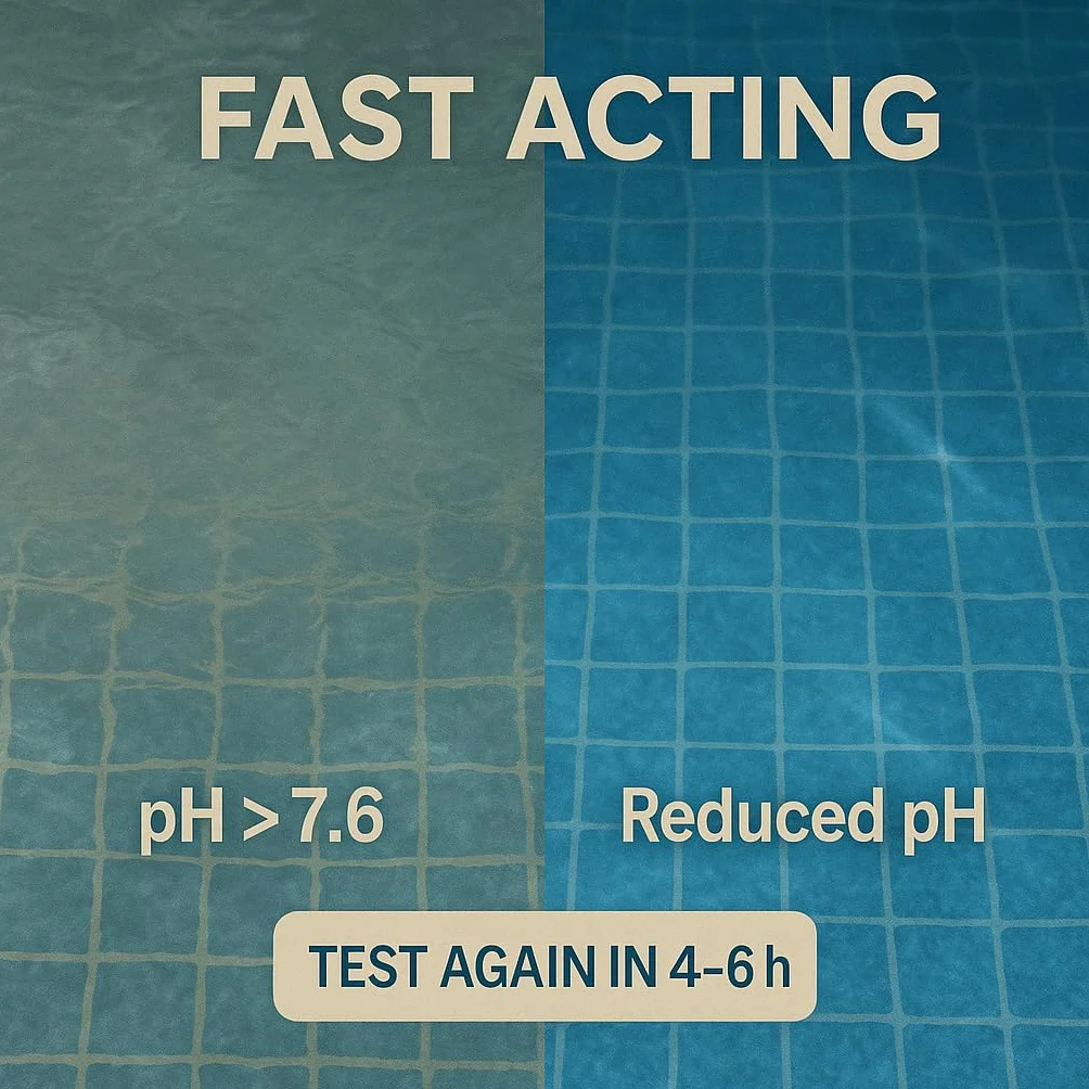 Granulat pH minus 3 kg w wiaderku, obniża wartość pH w basenie, środek do pielęgnacji wody z hydromasażem, dla krystalicznie czystej wody, idealny do wszystkich rodzajów basenów, proste dozowanie