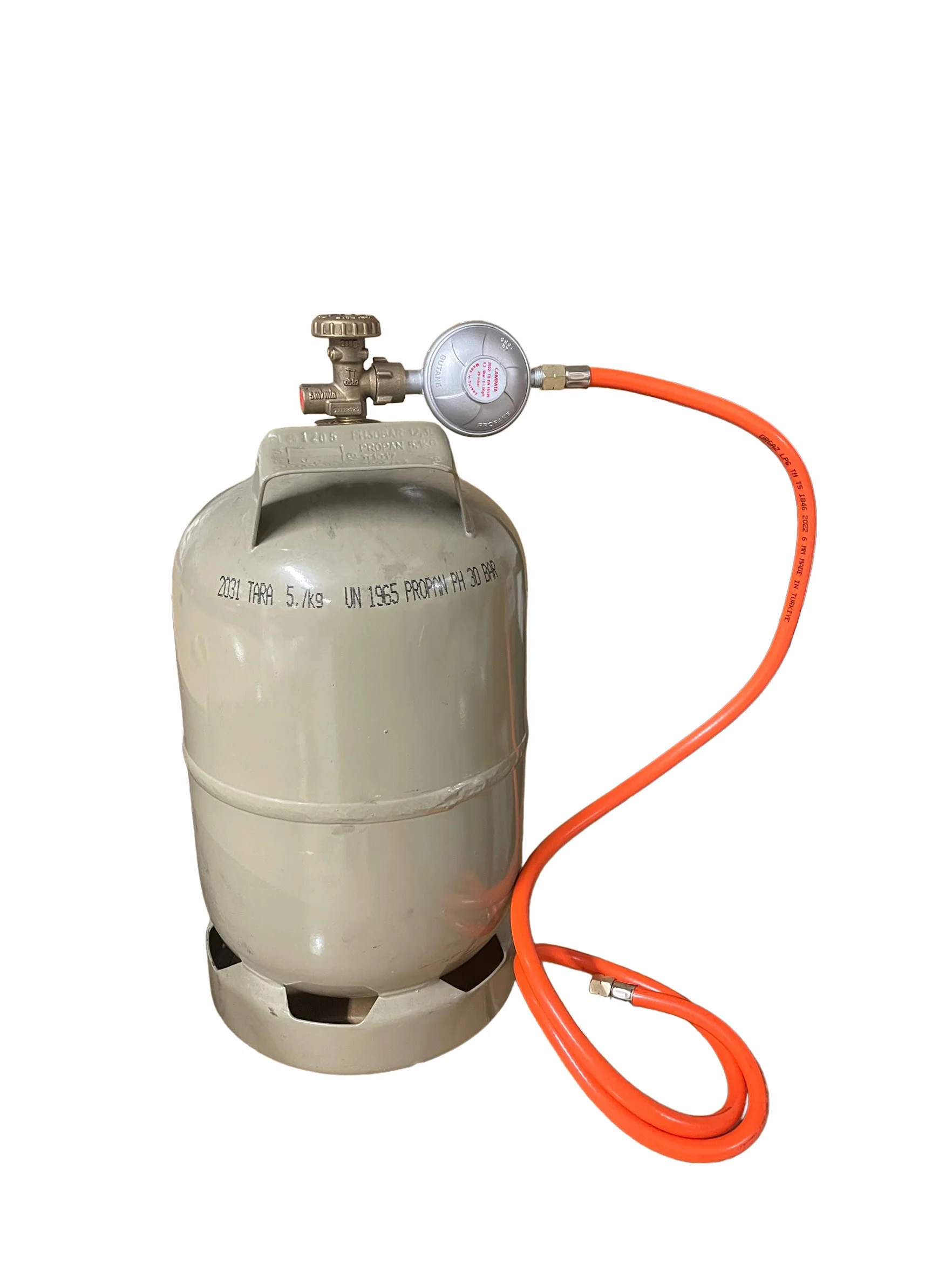 Wąż gazowy 250 cm lub 150 cm wąż kempingowy 2 x gwint lewy 1/4" | od -30°C do +70°C | nadaje się do propanu LPG butanu, PCW (250 cm)