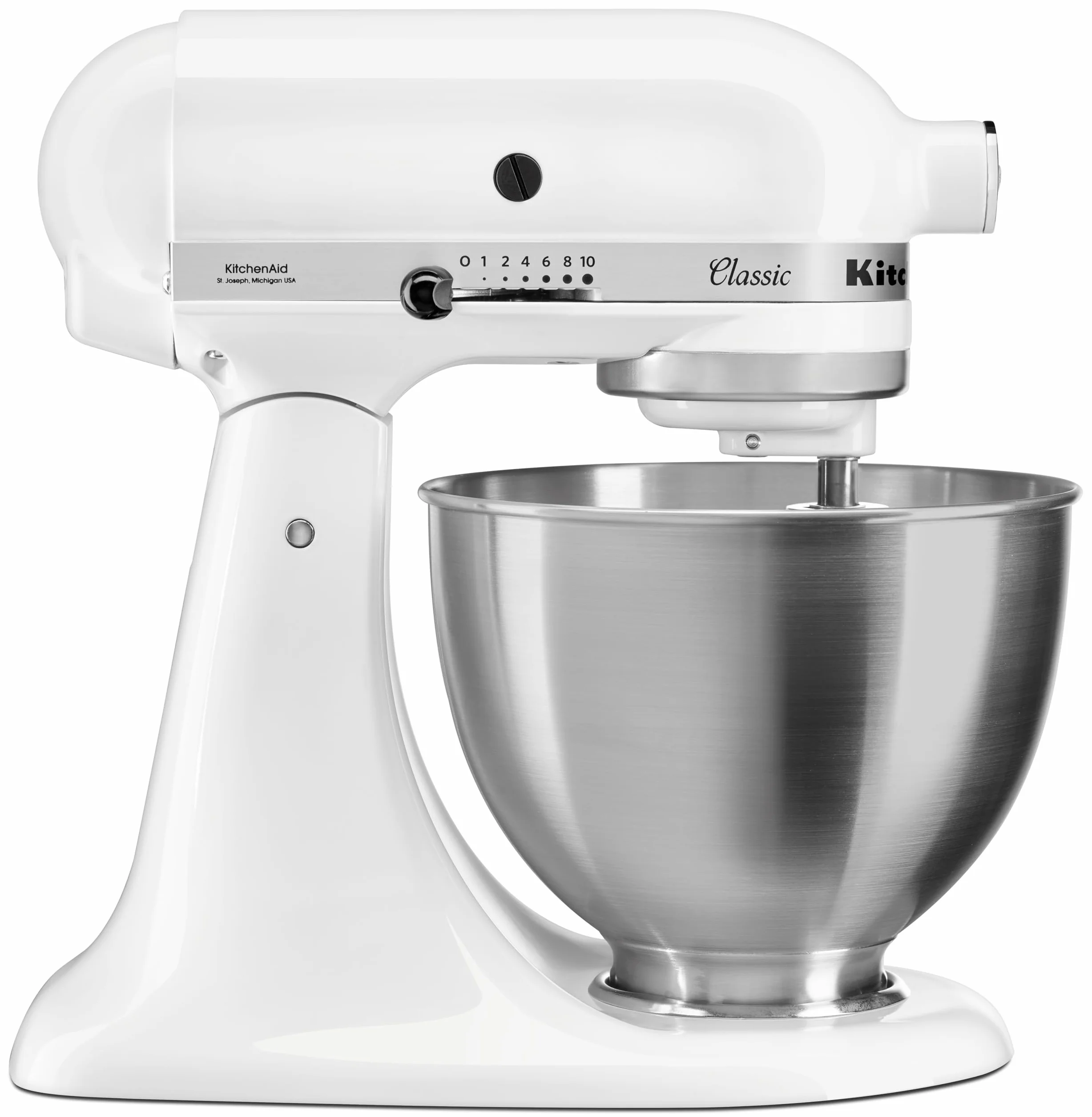 Kitchenaid Classic Robot Kuchenny, Biały/Srebrny, 4.3 l