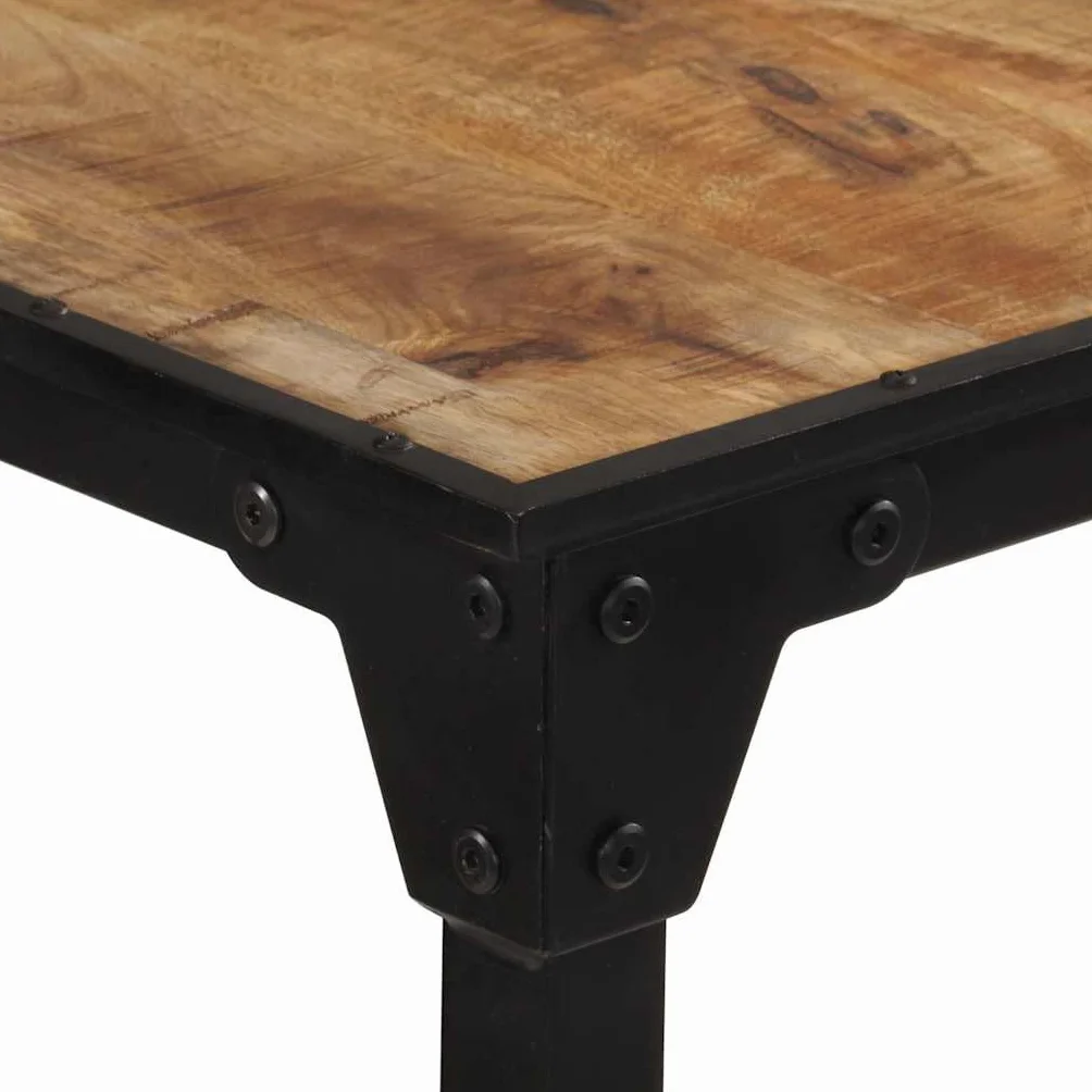 vidaXL Stolik barowy, 60x55x107 cm, surowe drewno mango