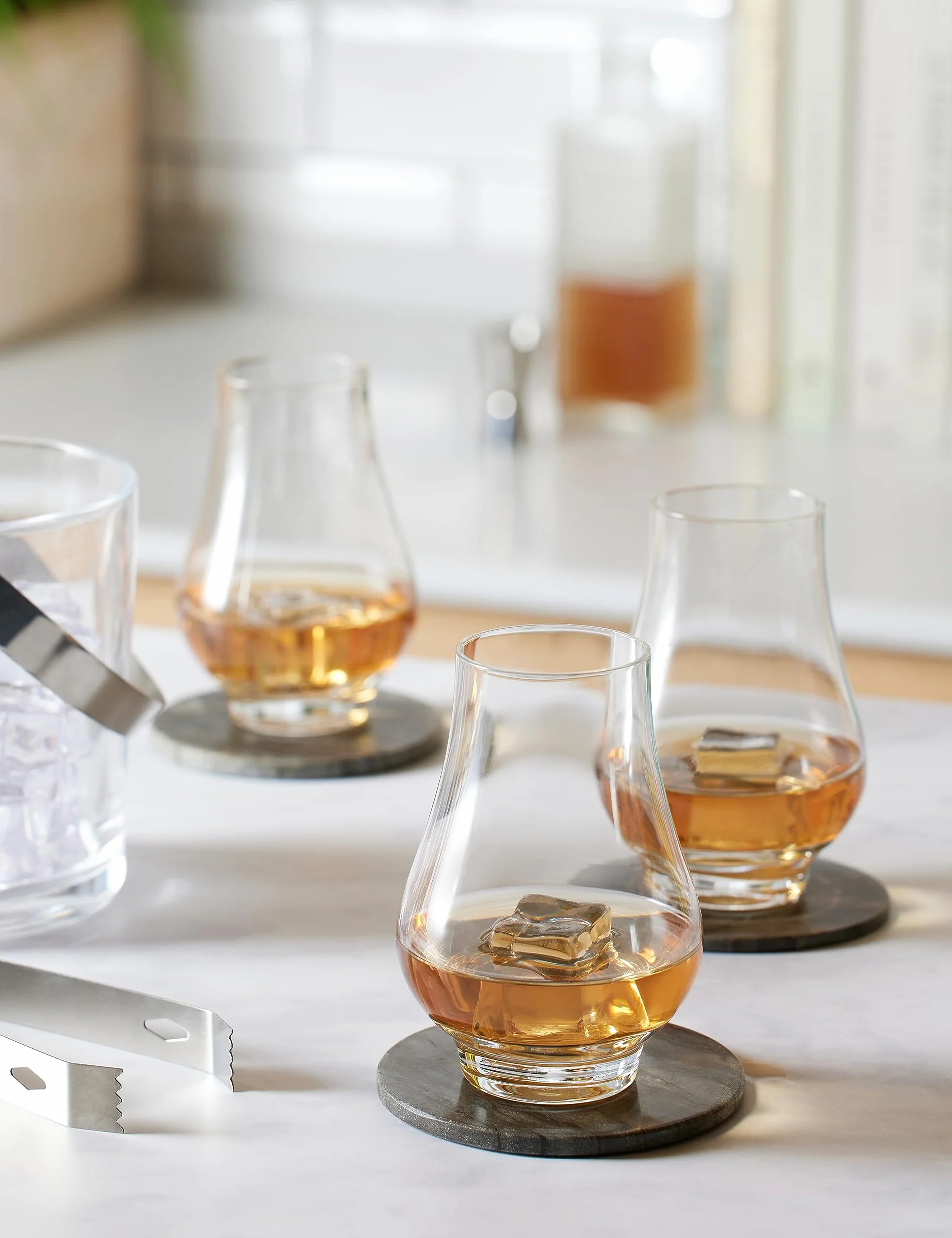 SCHOTT ZWIESEL Whisky Nosing Tumbler Bar Special (zestaw 4 szt.), specjalne szklanki do whisky, nadają się do mycia w zmywarce, Made in Germany (nr art. 130000)