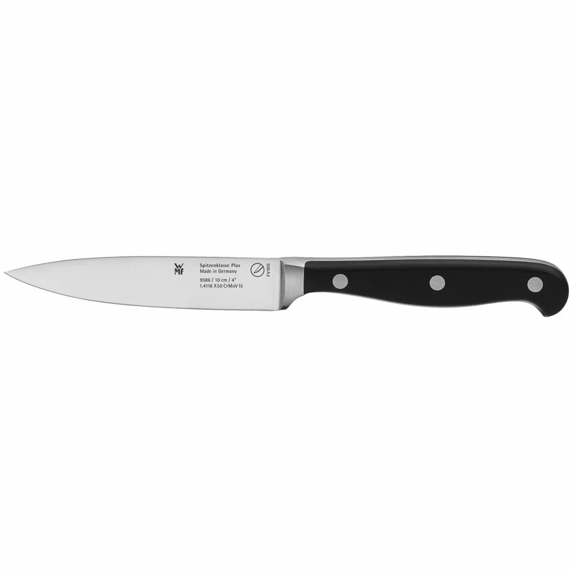 WMF Spitzenklasse Plus nóż uniwersalny, 20,5 cm, wyprodukowano w Niemczech, kuty nóż, Performance Cut, specjalna stal ostrza, ostrze 10 cm