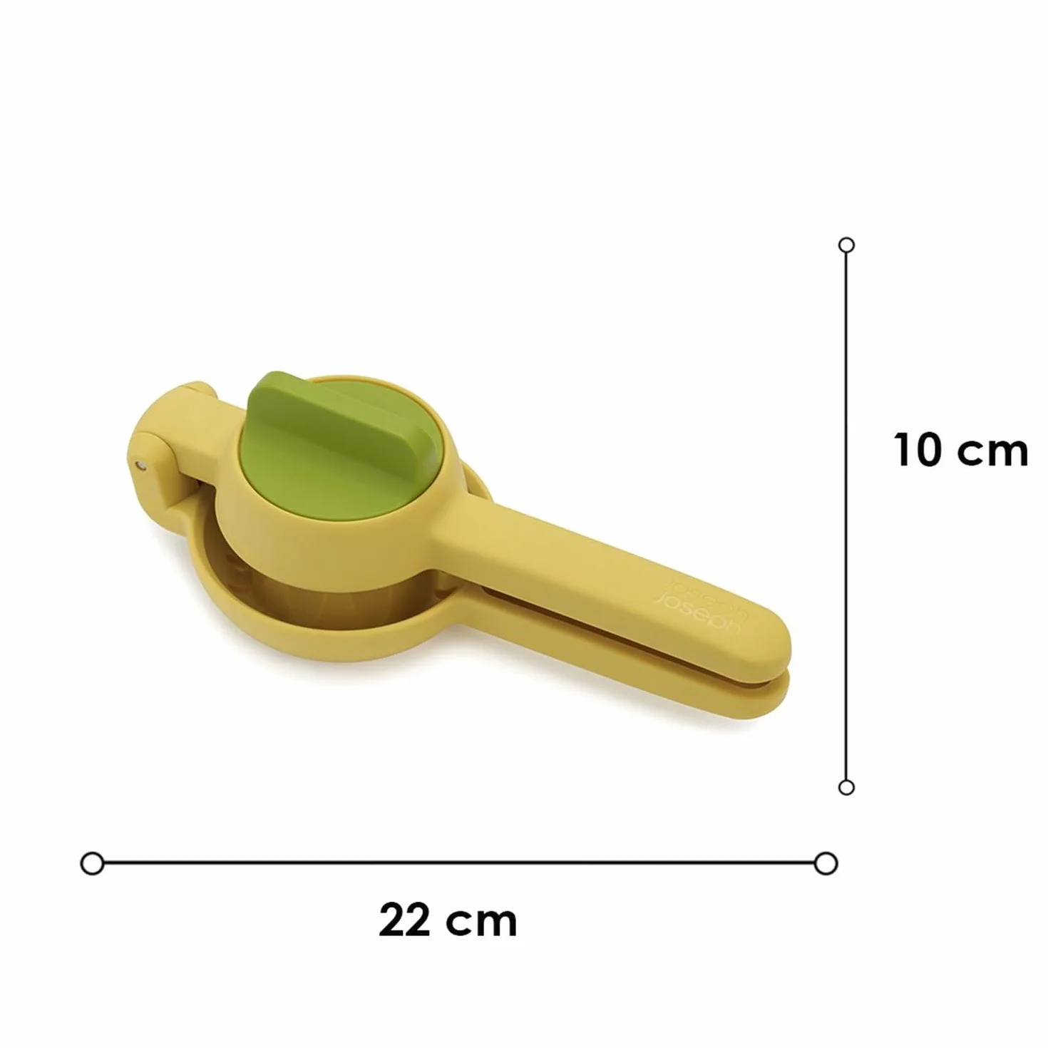 Joseph Joseph JuiceMax Dual-Action wyciskarka do cytrusów, cytrynowa limonka pomarańczowa