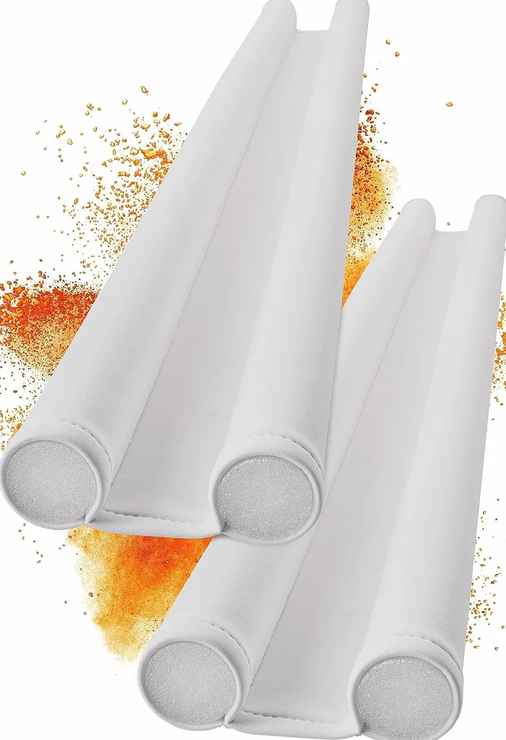 Lyvanas korek do przeciągów 2 szt. - 90cm szczelna neoprenowa zatyczka do przeciągu energooszczędny - Cicha i piękna blokada przeciągów do drzwii maszyna odporna i możliwość skrócenia