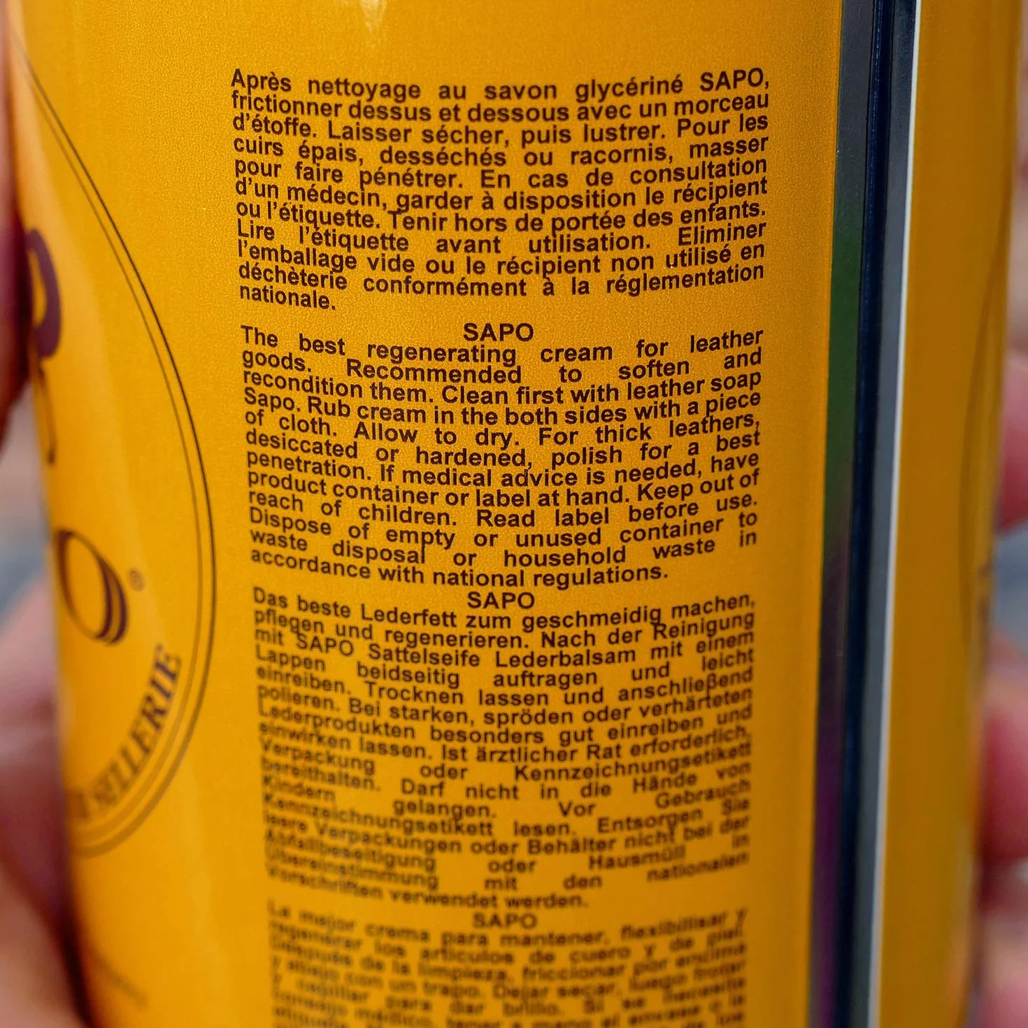 Schwenkel Sapo smar do skóry bezbarwny 200 ml