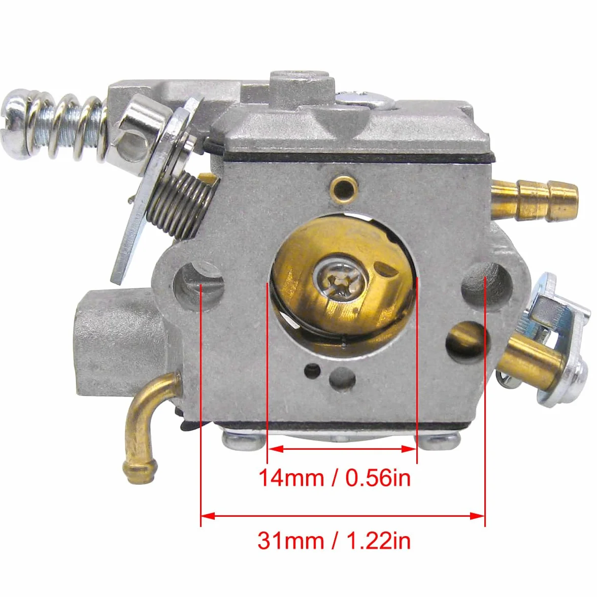 ZAMDOE Gaźnik do Husqvarna 584901401 525L 525LS 525LST 525ES 325HE3 325HE4 525RXT podkaszarka z żarówką rozrusznika filtr paliwa, narzędzie do regulacji gaźnika
