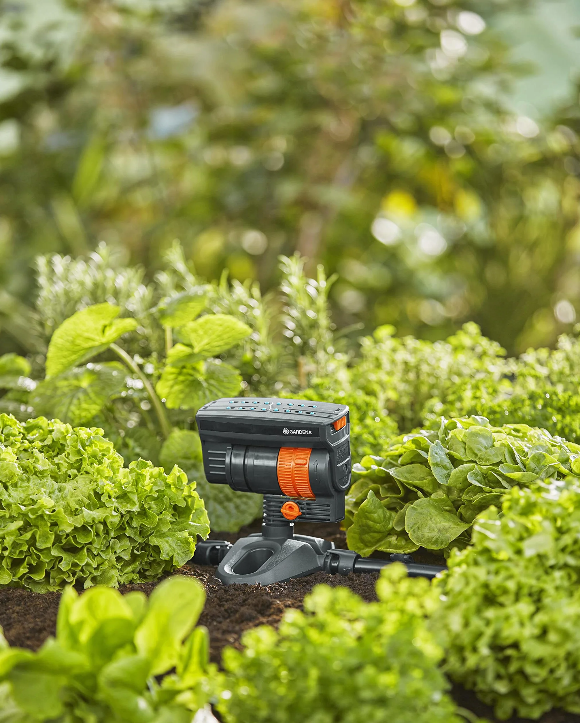 Gardena system Micro-Drip zraszacz czworokątny OS 90: Zraszacz do autom. systemu nawadniania, ustawianie do powierzchni prostokątnych do 90 m², technika połączeniowa Quick & Easy (13325-20)