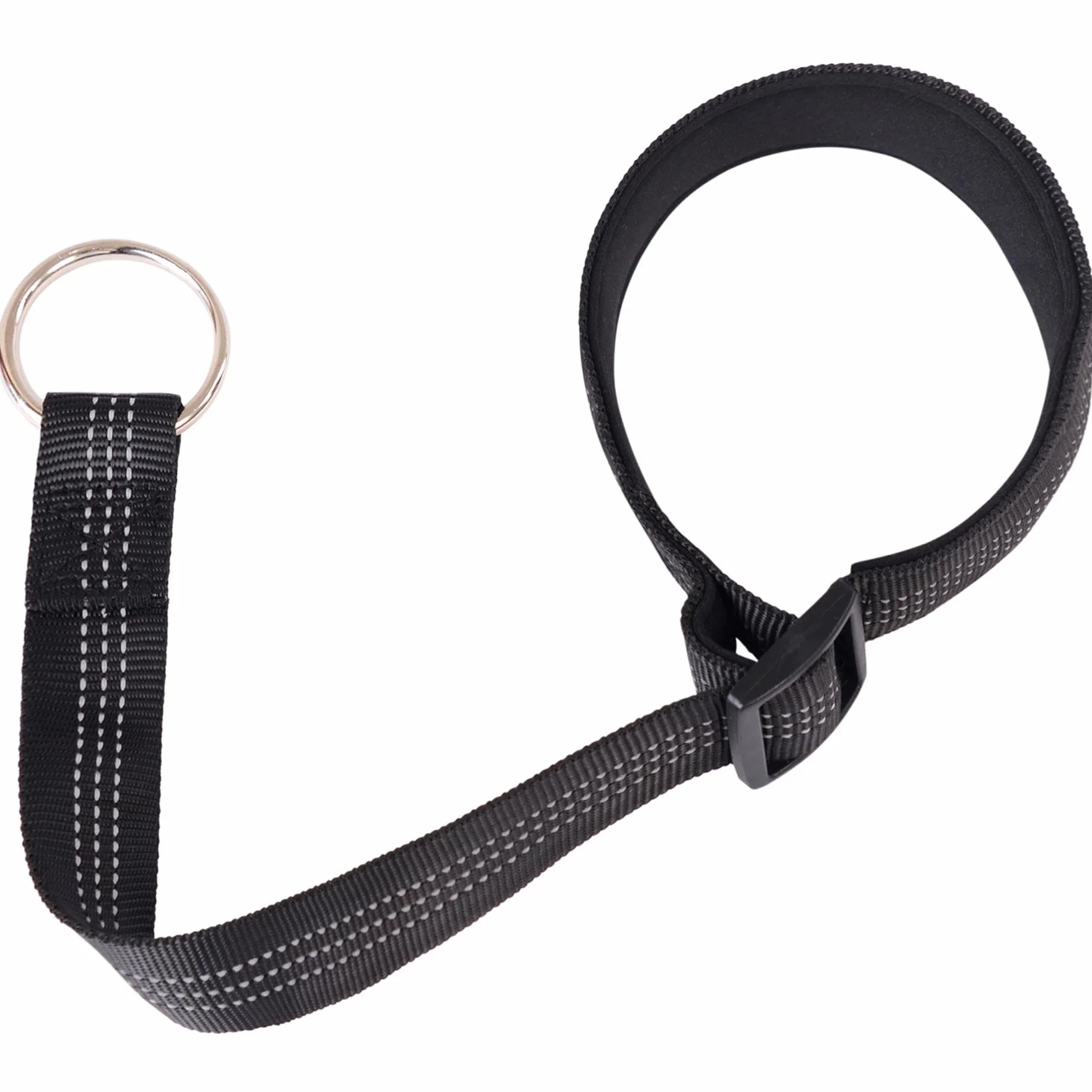 igadgitz U7301 D-Ring bezpieczny pasek na nadgarstek dla psa czarny
