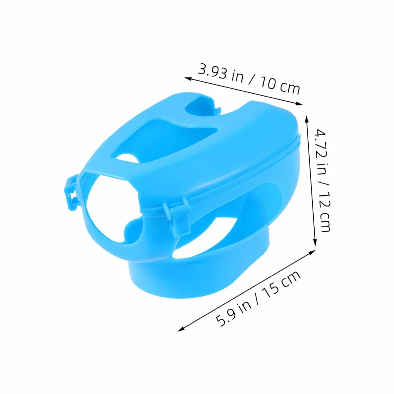 Toyvian 2 Szt. Niebieskich Plastikowych Uchwytów Do Iniekcji dla Gołębi Ramka Mocująca Do Karmienia i Leczenia Gołębi Praktyczny Stojak Ptaki z Ażurowym Wzorem