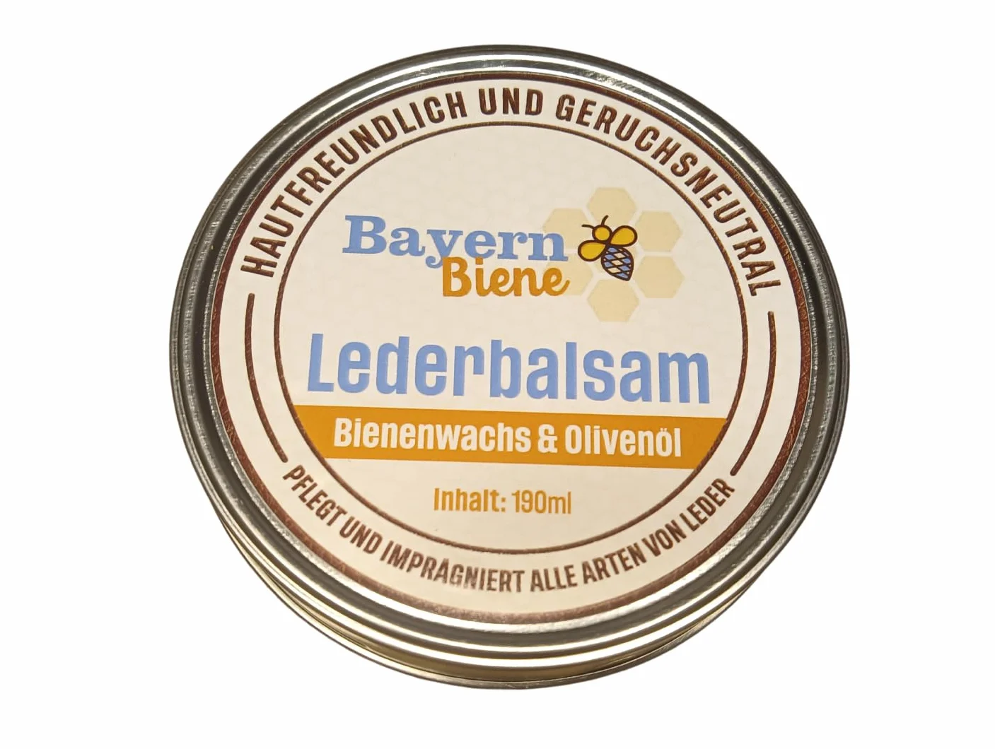 Balsam do skóry z woskiem pszczelim i oliwą z oliwek 190ml Pielęgnacja skóry do butów, pasków, siodeł
