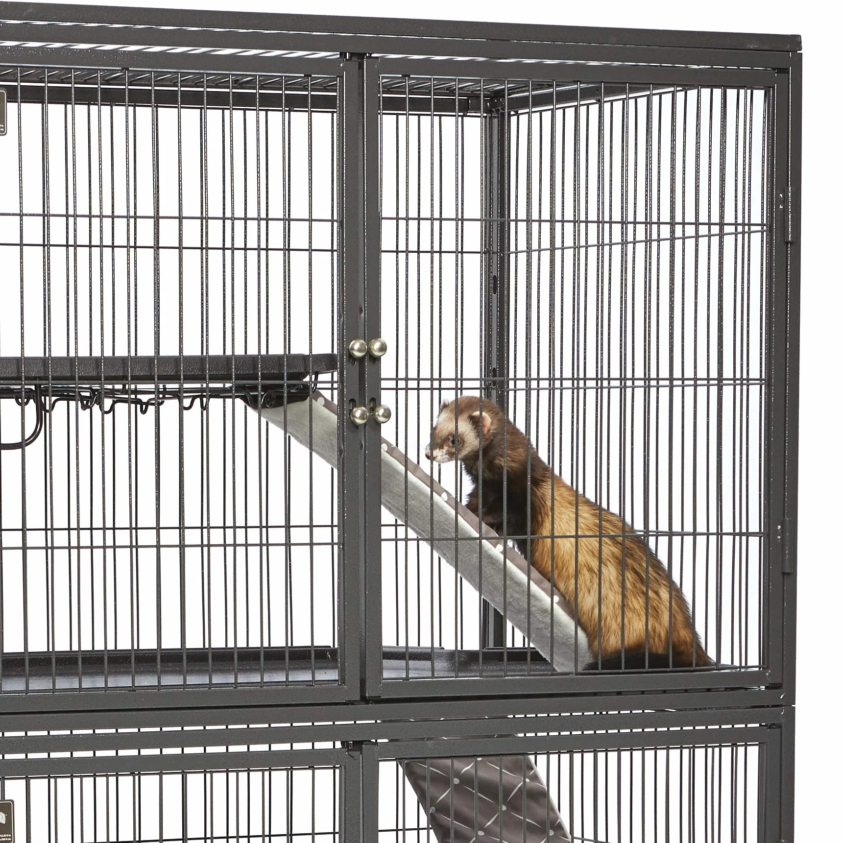 MidWest Homes for Pets Designer Ferret Nation Critter Nation pokrowce na rampy 3-pak jasnobrązowe białe małe
