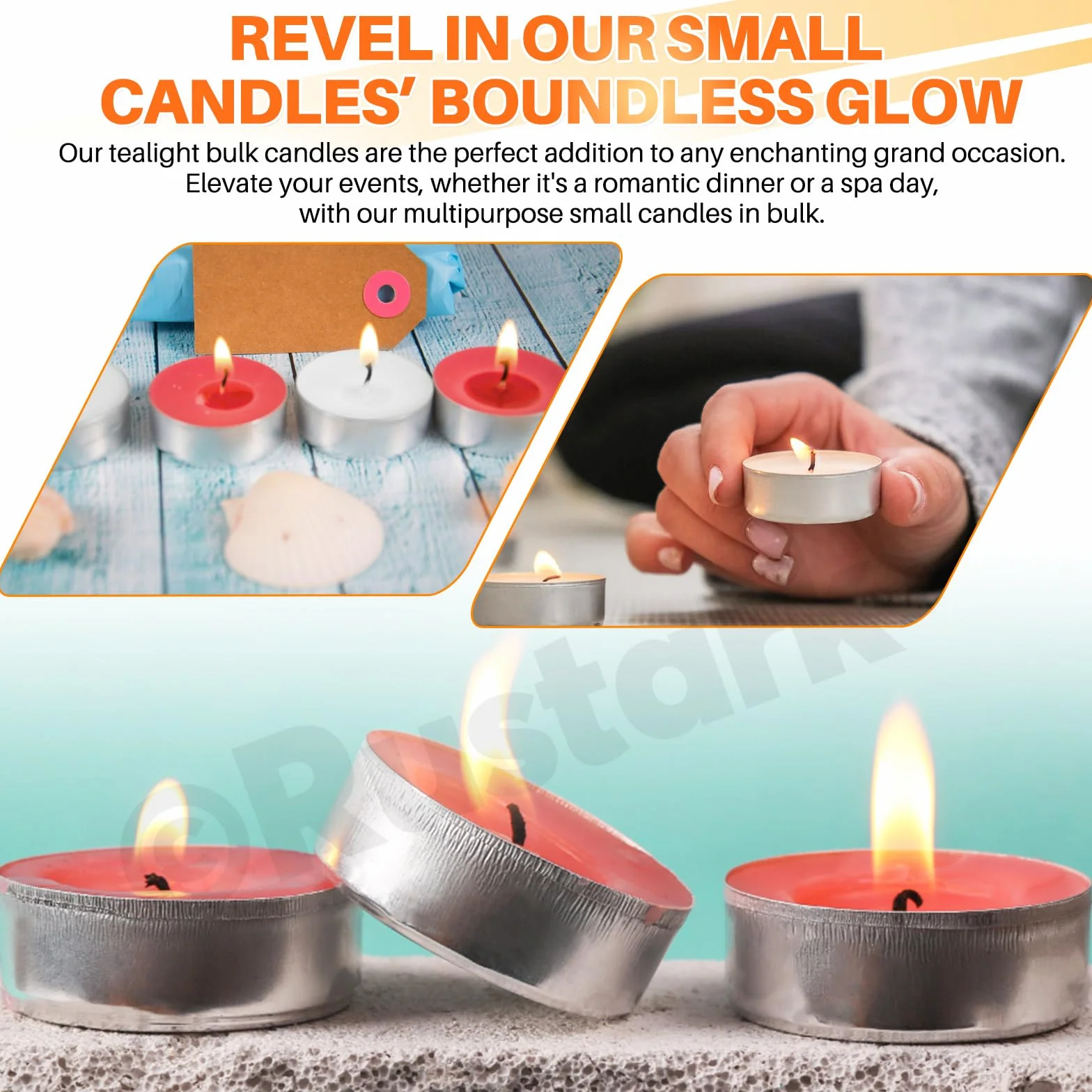 70Pcs Kolorowe mini Świeczki Tealight Zestaw bezzapachowych świeczek Długotrwała, niekapiąca parafinowa świeczka do pieczęci woskowej, pieczętowania listów, imprez, dekoracja rzemieślnicza