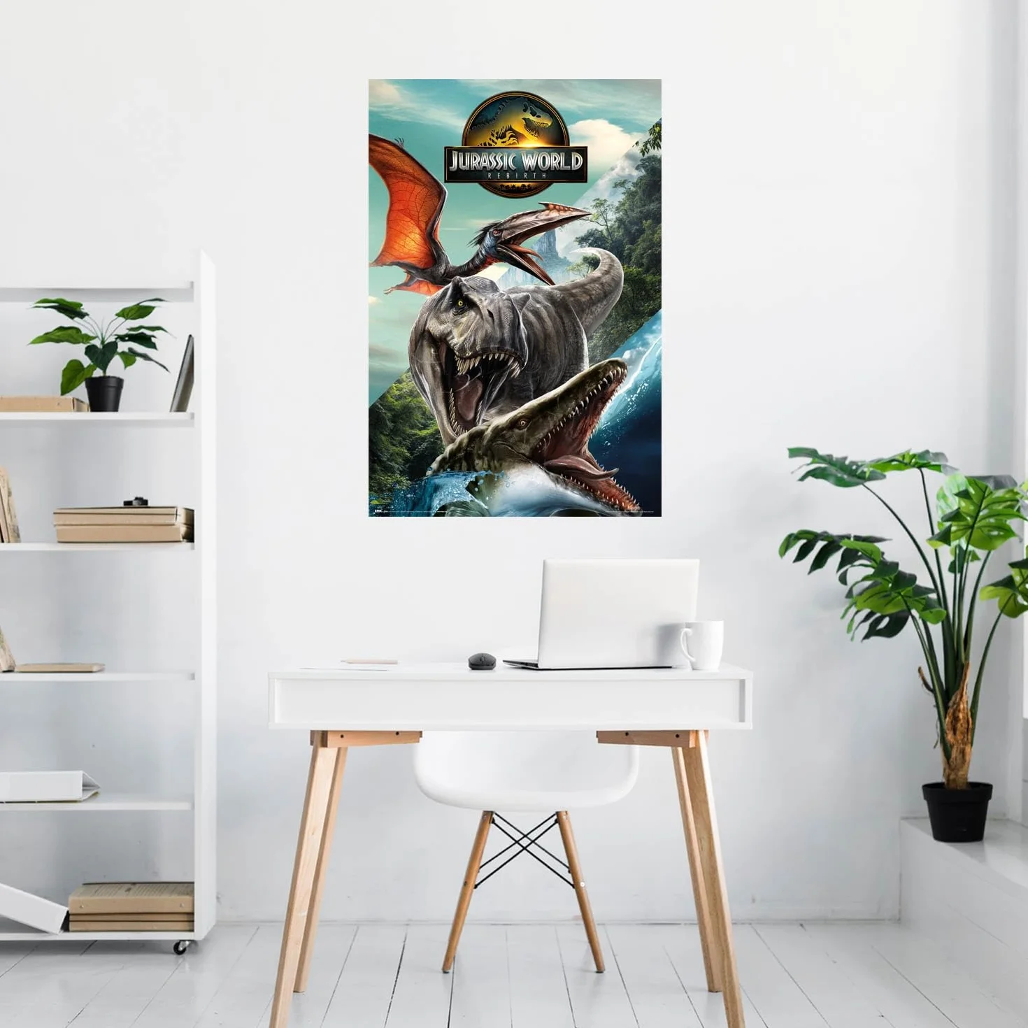 Grupo Erik Poster Jurassic World Rebirth - 36 x 24 inches / 91.5 x 61 cm - Shipped Rolled Up - Cool Posters, Art Poster, Wall Posters & Prints