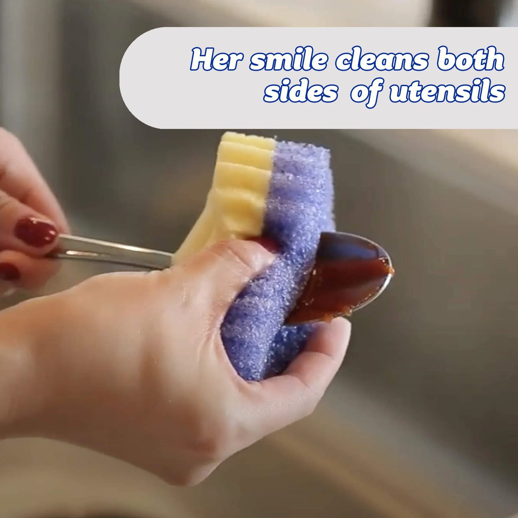 Scrub Daddy Gąbka Peeling Mommy Violet, Dwupak