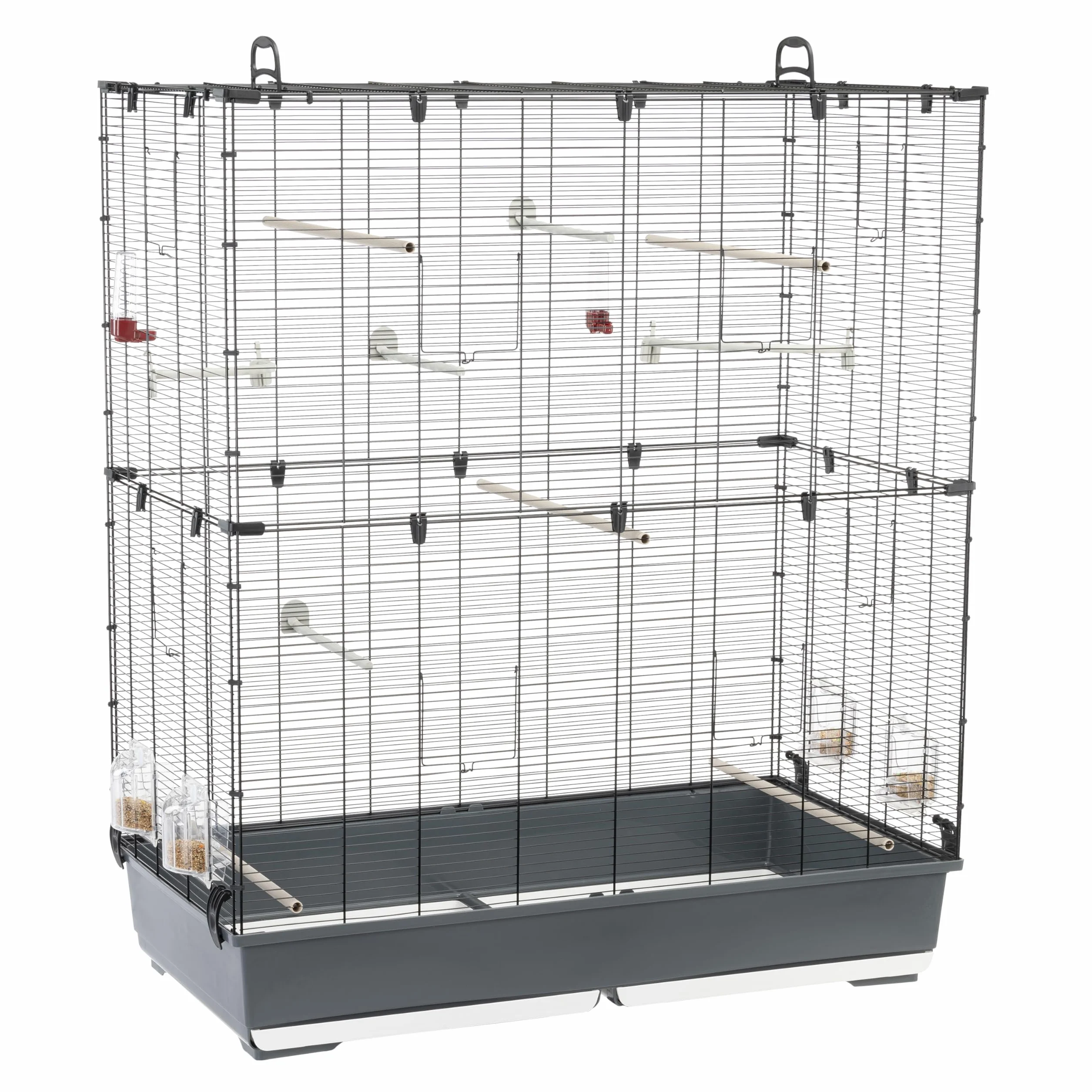 Ferplast 52066817 Klatka dla Ptaków, 97 x 58 x 173,5 cm, Czarny
