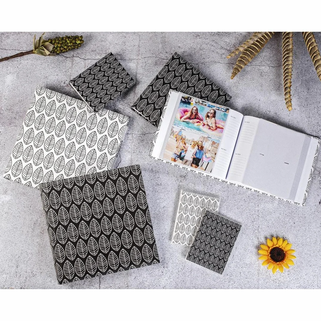 Album na Zdjęcia Hama La Fleur 10x15/200, Biały, Memo, Okładka z Art Print, Pojemność 200 Zdjęć, Wbudowana Kieszeń CD, Idealny do Przechowywania Wspomnień