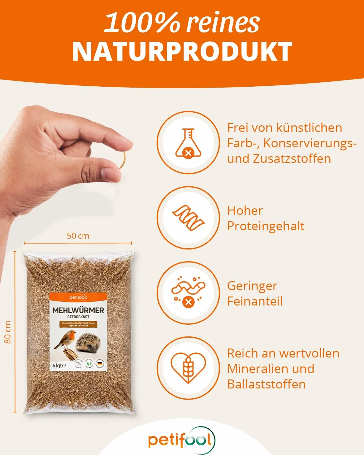 Petifool suszone mąki 5kg