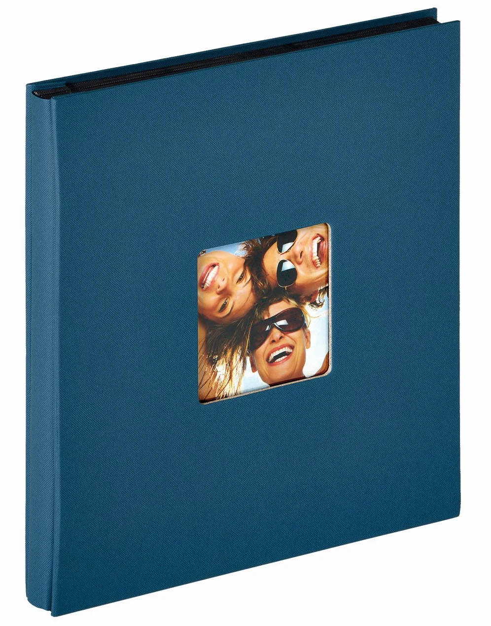 Walther Design Album Fotograficzny Niebieski 400 Zdjęć 10x15 cm Wsuwany Album z wycięciem na okładkę, Fun EA-110-L