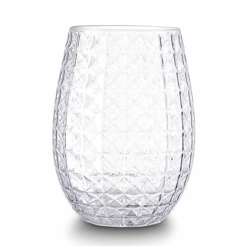 Eleganckie szklanki Wine Glasses Whiskey Cocktail Juice Drinking Plastic Cups Unbreakable Reusable and Recyclable for Outdoor Pool Party Picnics Szklanki do napojów