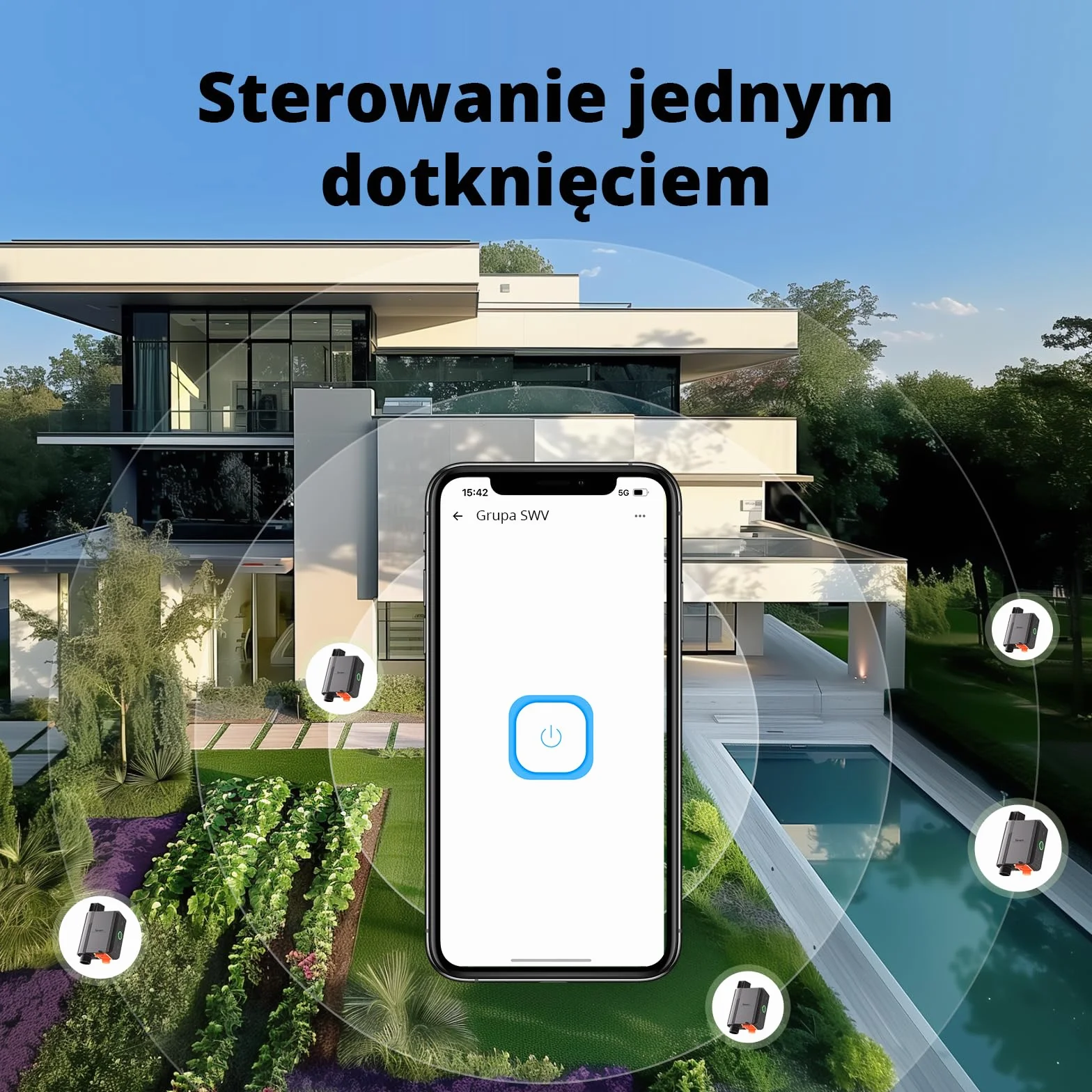 SONOFF Inteligentne sterowanie nawadnianiem, sterowany aplikacją automatyczny system nawadniania z planowaniem i kontrolą ilości, wymaga koncentratora Zigbee 3.0, kompatybilnego z Alexa i Goole Home