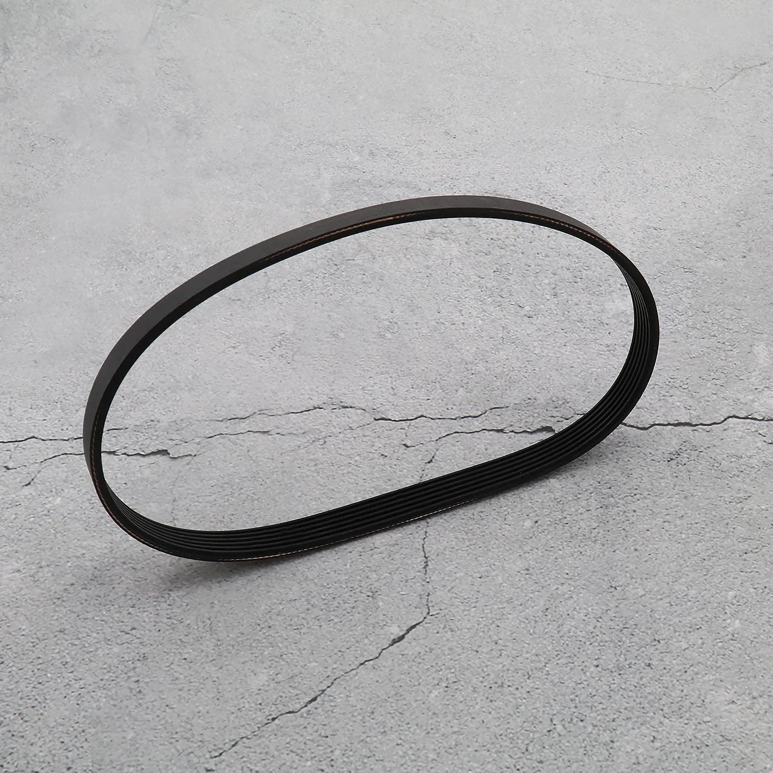 6PJ490 pas napędowy do kosiarki gumowy czarny 14 mm szerokość 490 mm obwód zamknięta pętla pasek rozrządu kompatybilny z Qualcast M2E1032M M2E1232M