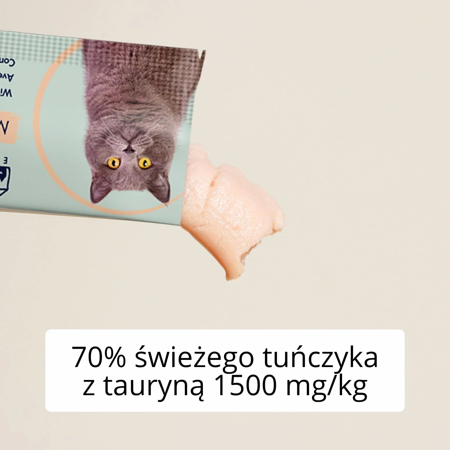 Kremowe przysmaki dla kota z tuńczykiem, bez zbóż, 75 g