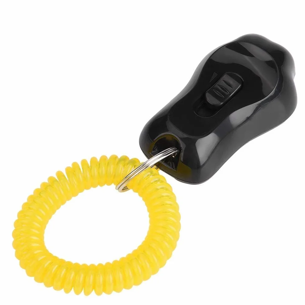 Pet Training Clicker Regulowany do szkolenia psów Koty Konie (czarny)