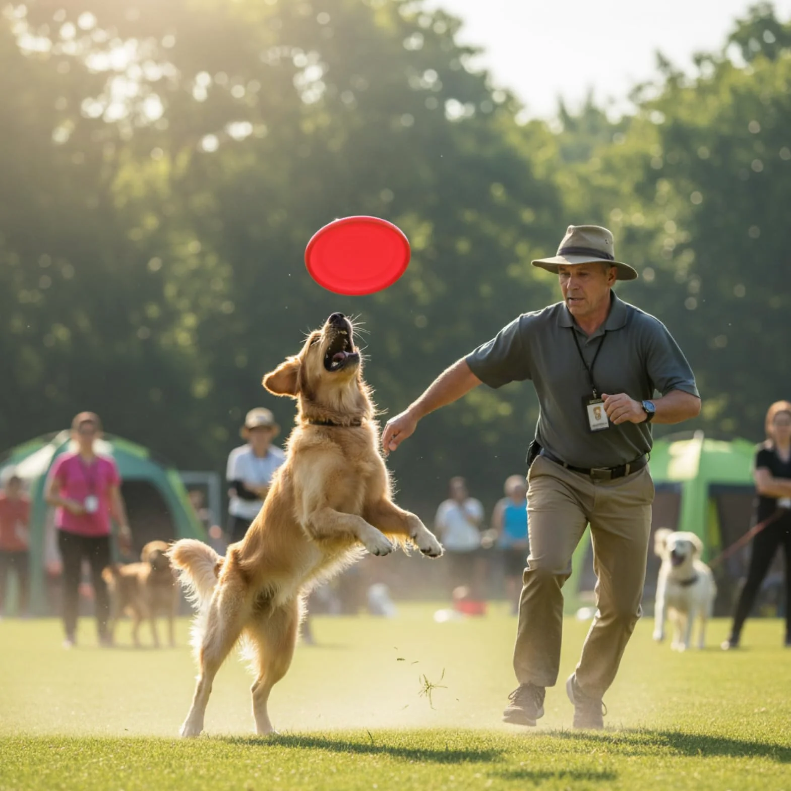 Frisbee Pies z naturalnego kauczuku dla małych i średnich psów, czerwona