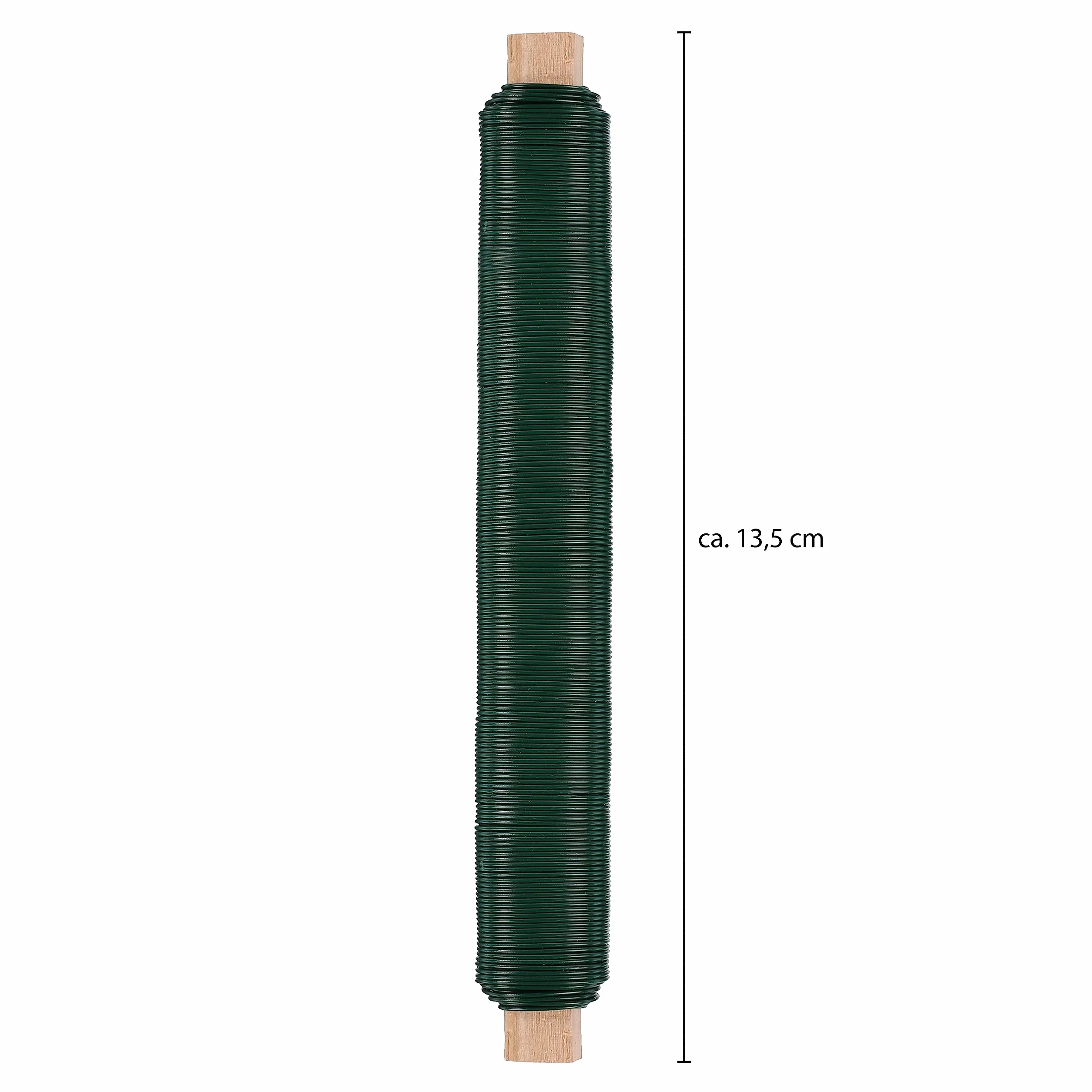 Nordstern Drut kwiatowy drut do majsterkowania zielony 3-pak - drut nawijany Ø 0,65 mm x 38 m