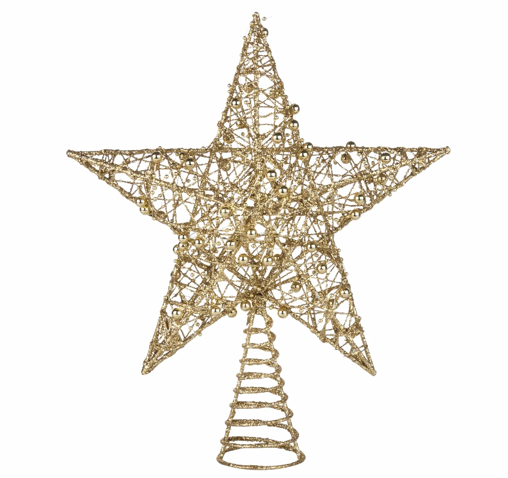 Christmas Tree Topper Star, 30 cm, złota dekoracja bożonarodzeniowa na choinkę w każdym rozmiarze, na biurko, imprezę, Święto Dziękczynienia, dekoracja wnętrz