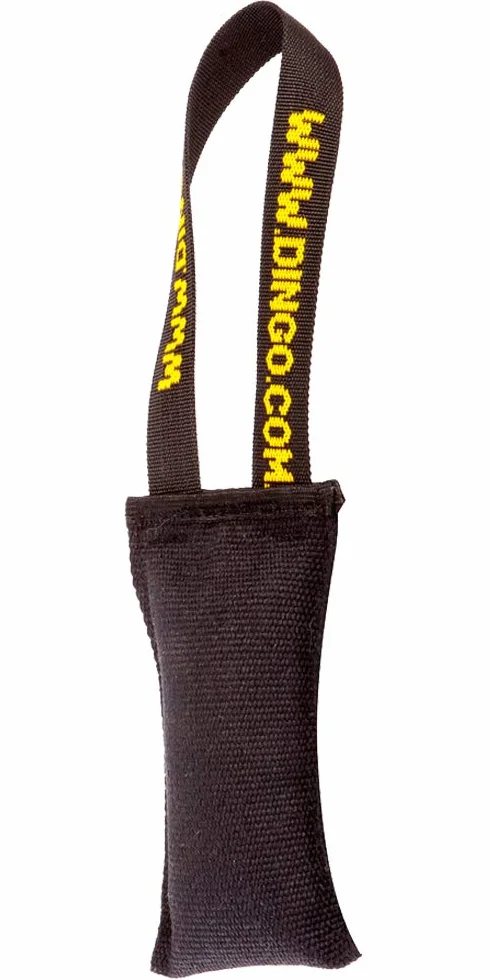 Gryzak dla psa Dingo Agility ręcznie robiona zabawka 15x8 cm czarny
