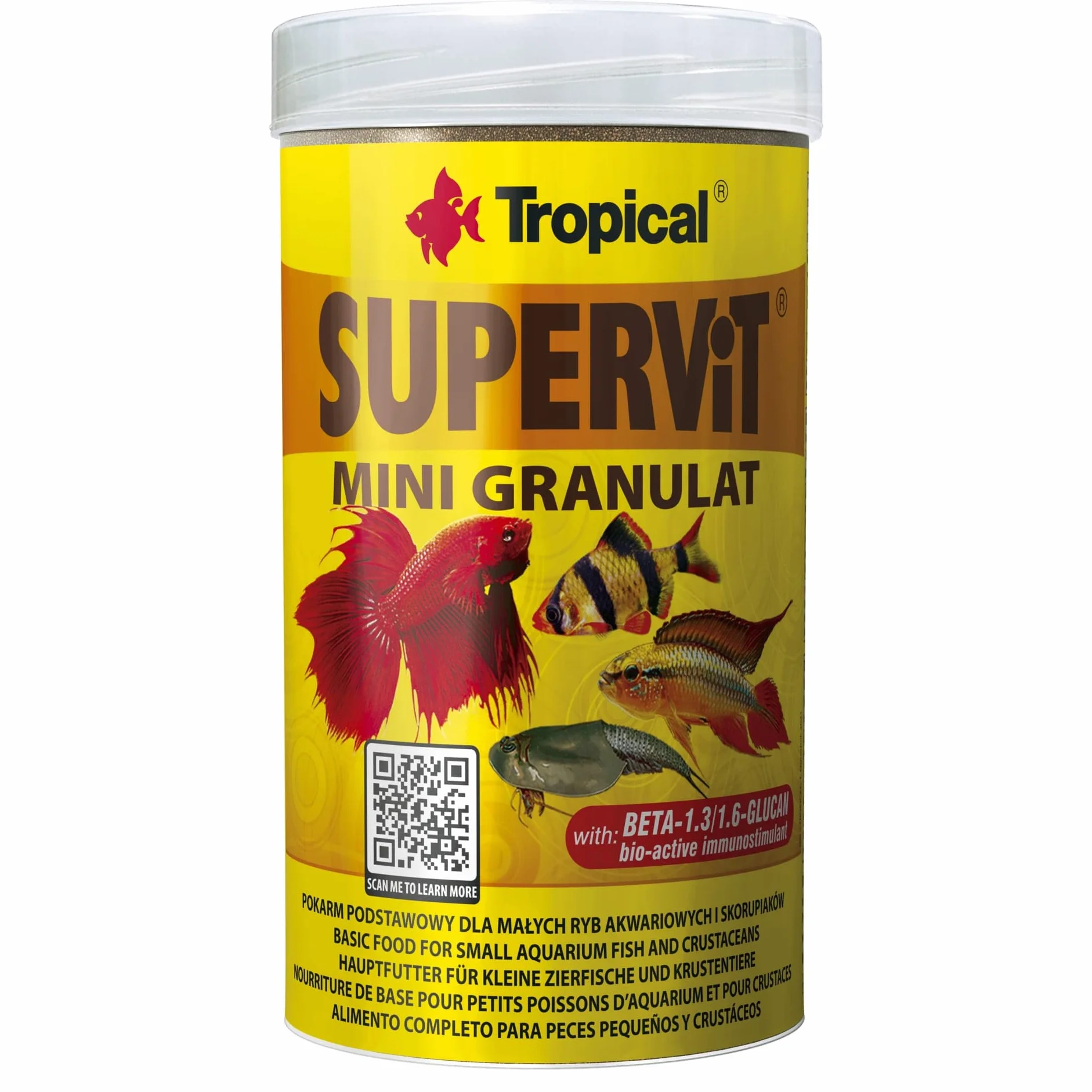SUPERVIT MINI GRANULAT 250ml 162,5g pokarm dla ryb