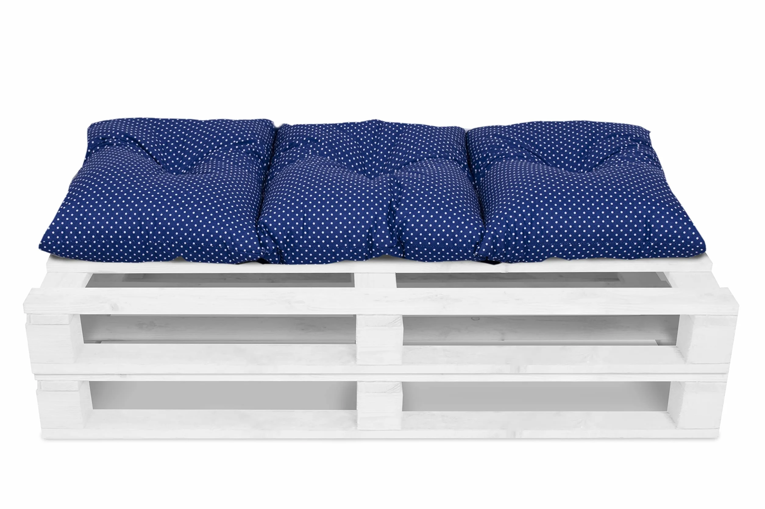 Amilian Zestaw poduszek na meble paletowe, 1 x 120 x 60 + 2 x 40 x 60 cm, poduszka na siedzisko, do pokoju młodzieżowego, na balkon, mała kanapa, do pokoju młodzieżowego