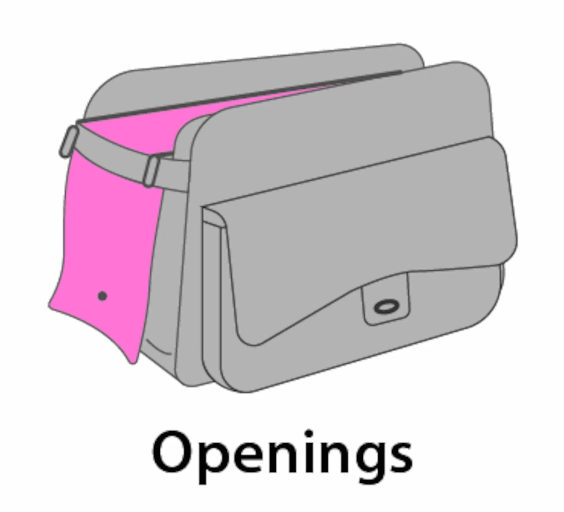 Flamingo Gigi Small Dog Carrying Bag 40 x 22 x 28 cm