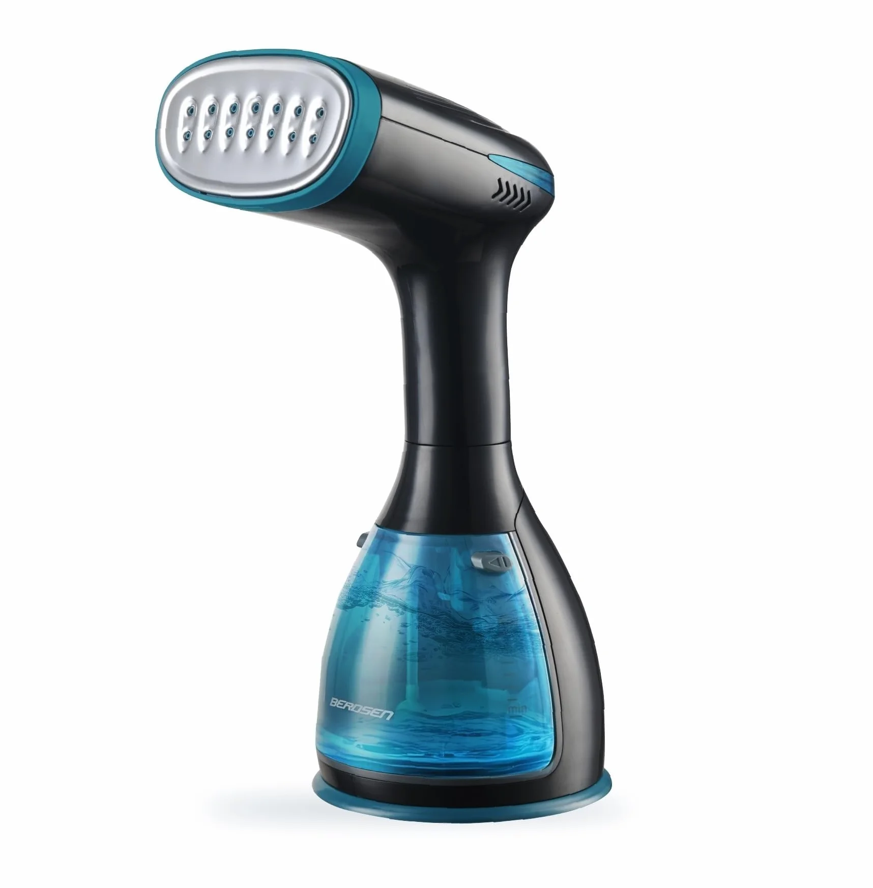 Berdsen Parownica do Ubrań - 1500W 32g/min - Steamer - Podróżne Żelazko Parowe - Przenośna i Kompaktowa - Czarna