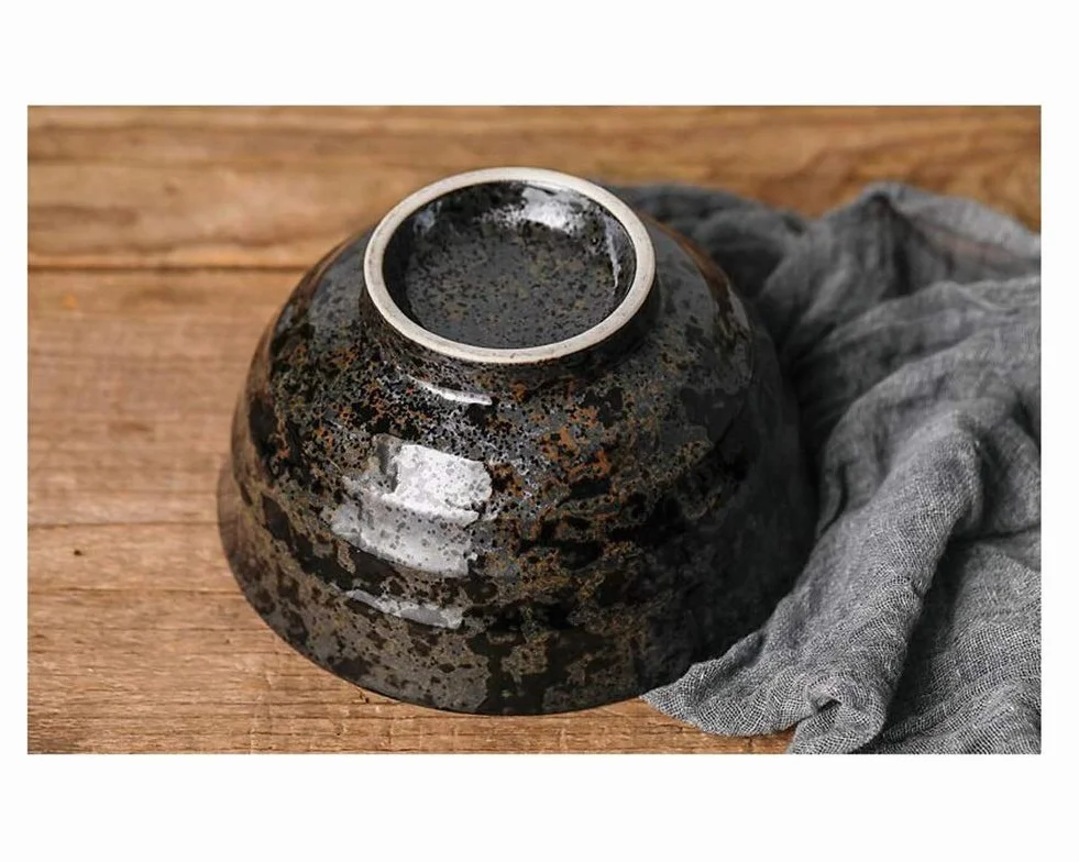 Ceramiczna miska ramenowa w stylu japońskim, duża miska do serwowania, ceramiczne naczynia do serwowania, zupa salad, miska do mieszania owoców, miski na płatki śniadaniowe i makaron
